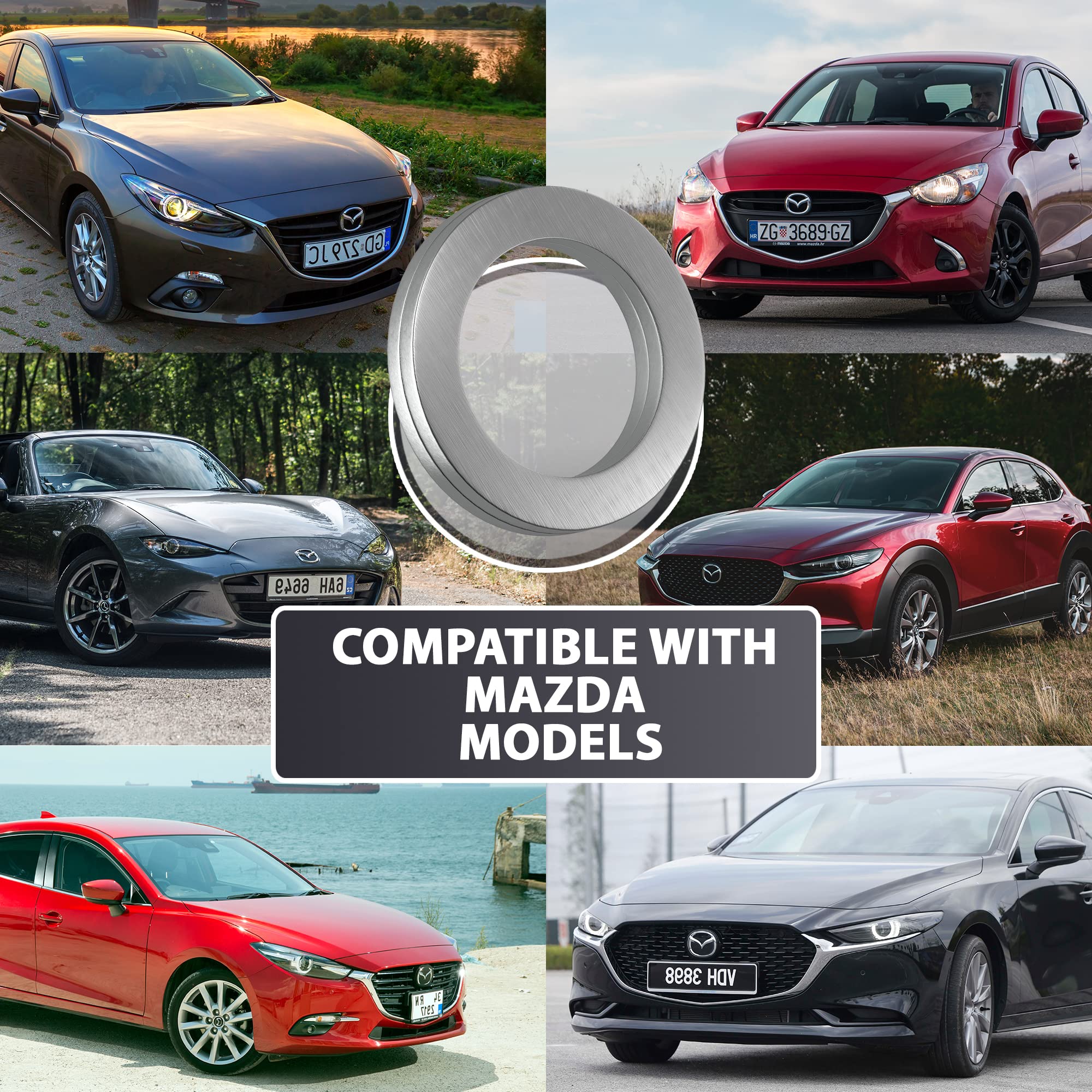 15pcs Oil Drain Plug Crush Washers by AUTOMAJOR - 14mm Replacement for Mazda 2 3 5 6 CX Series RX Models 1985-2022