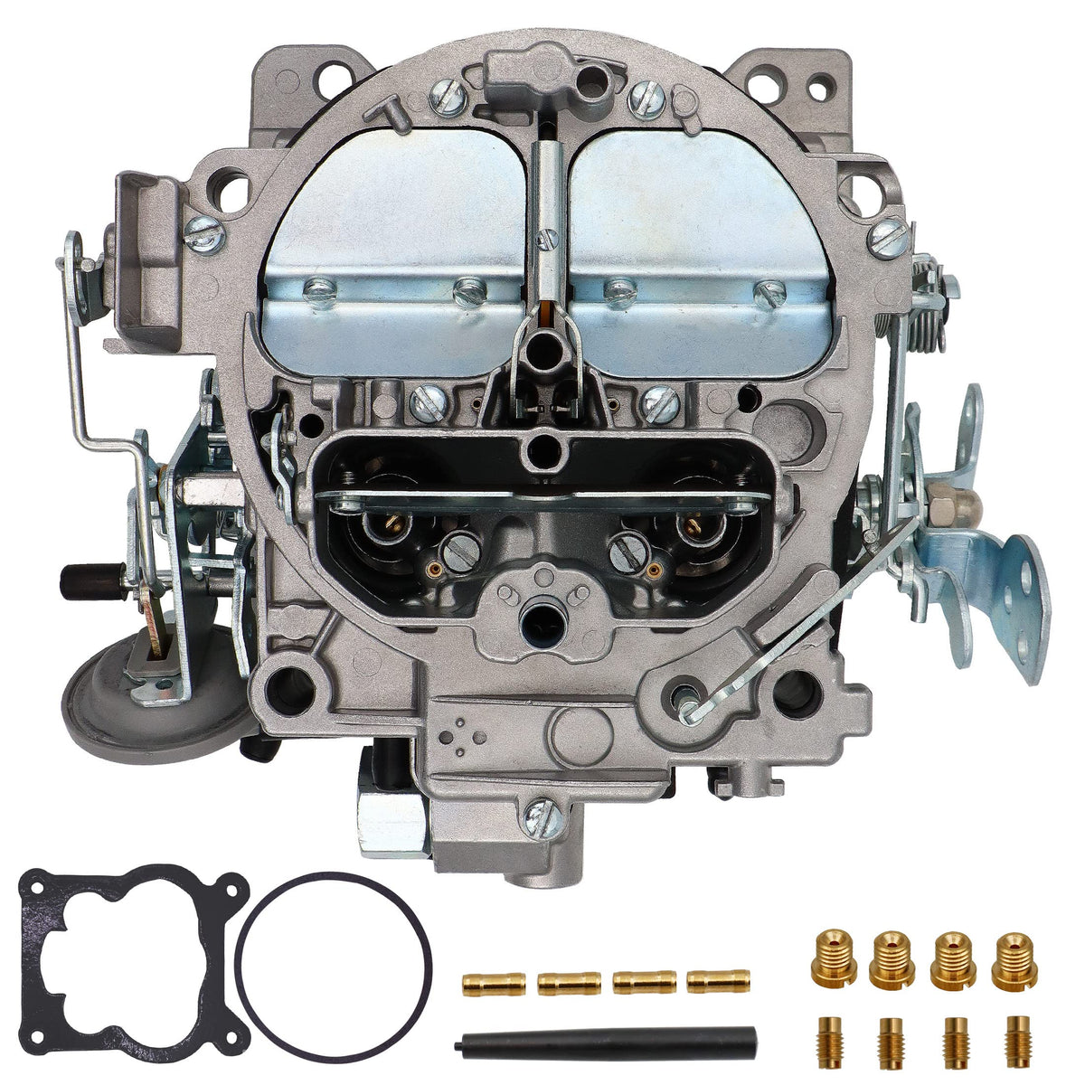4 Barrel Carburetor fits for Rochester Quadrajet Carburetor For Chevy 350 454 327 427 V8 Engines GMC Trucks 1966-1973 big small 