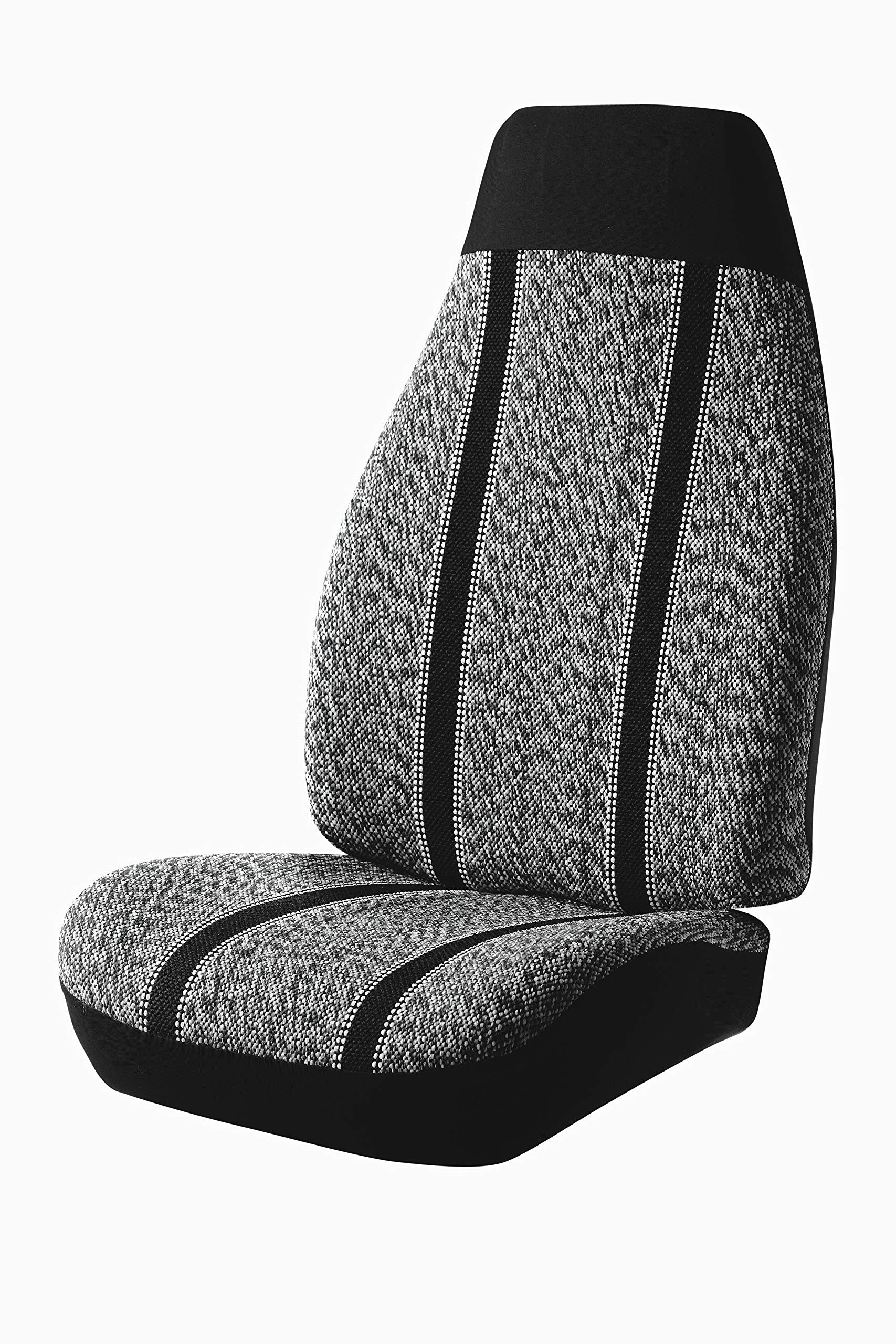Fia TR49-39 BLACK Custom Fit Front Seat Cover Bucket Seats - Saddle Blanket, (Black)