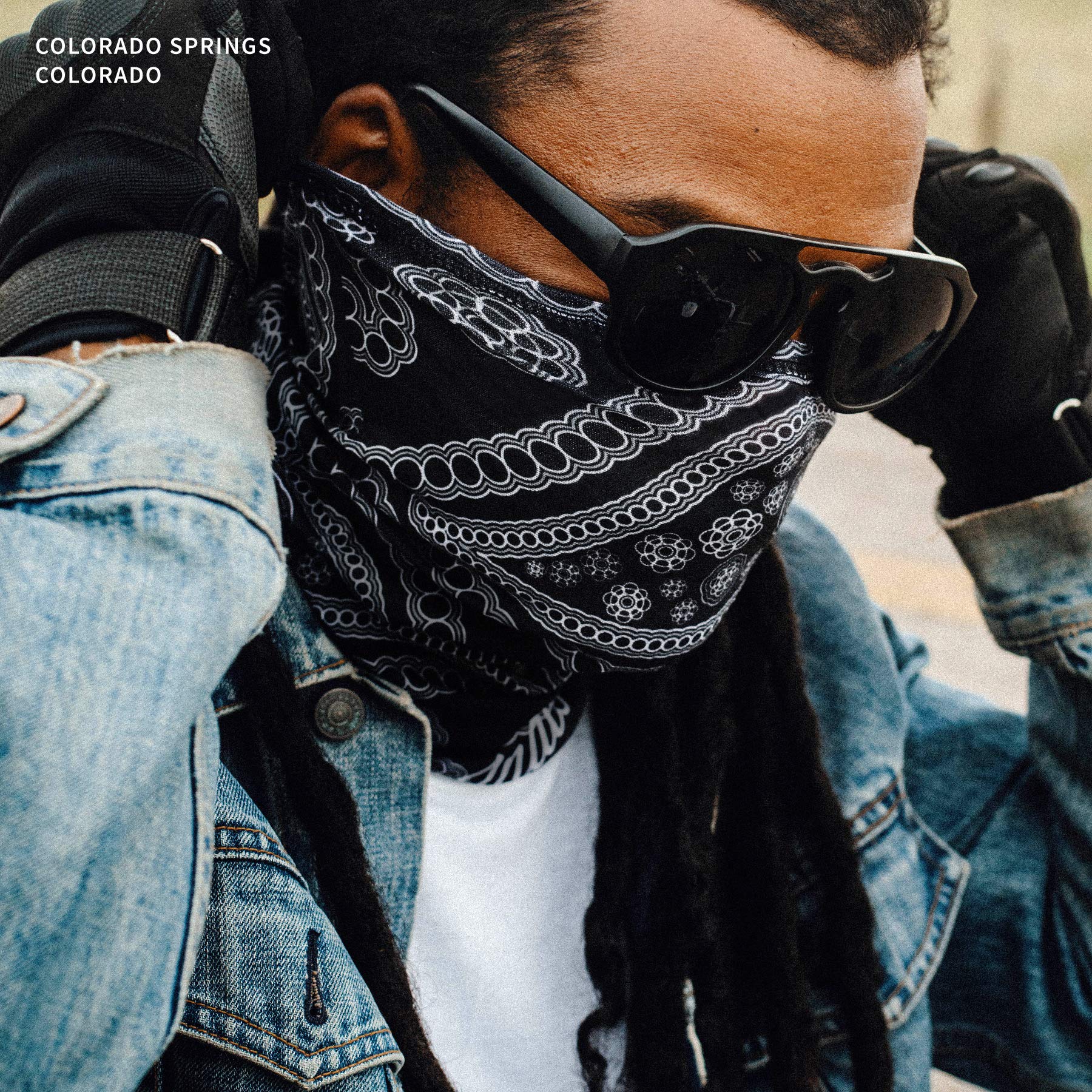 Indie Ridge Motorcycle Outdoor Face Mask - Paisley Motorcycle Ski Snowboard Winter Face Mask