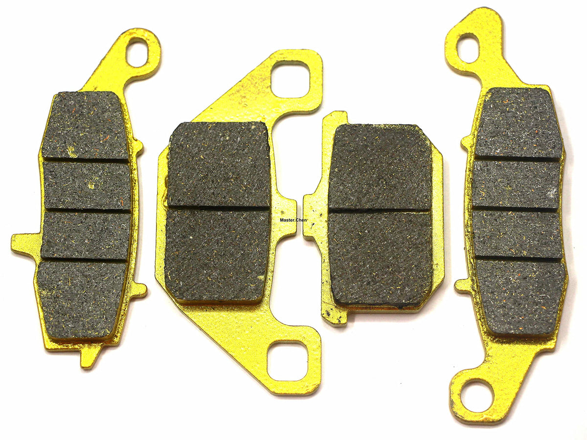 Master Chen Front Rear Brake Pads Brakes For Kawasaki Vn1500 Vulcan 1500 Classic D1/D2/E1/E2/E3 1996 1997 1998 1999 2000 Fa229 Fa85 Mc0497