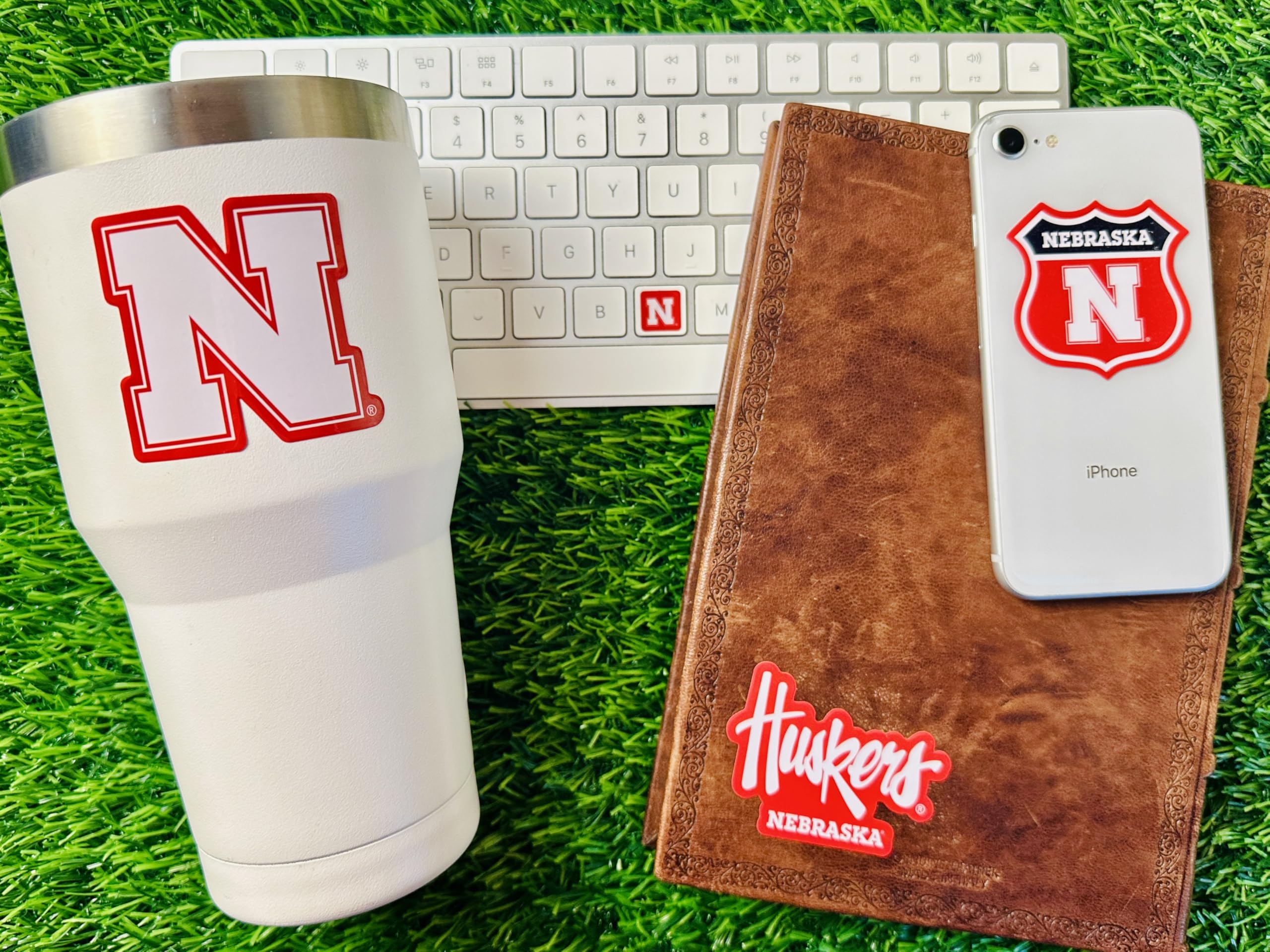 Nebraska Huskers Stickers For Gift, Car, Water Bottle, Laptop, And Phone For Football Fans And University Graduates (Nebraska Co