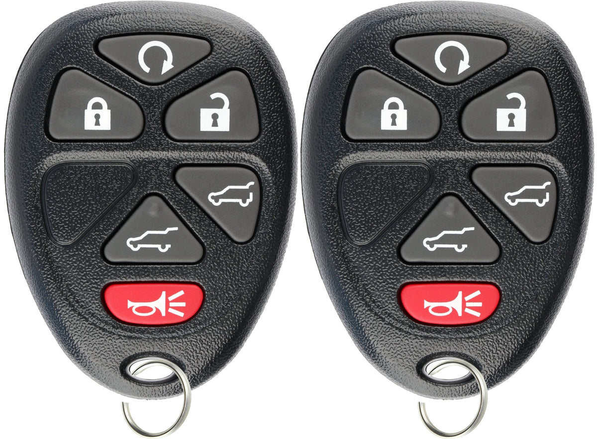 Keylessoption Keyless Entry Remote Control Car Key Fob Replacement For Ouc60221, 15913427 (Pack Of 2)