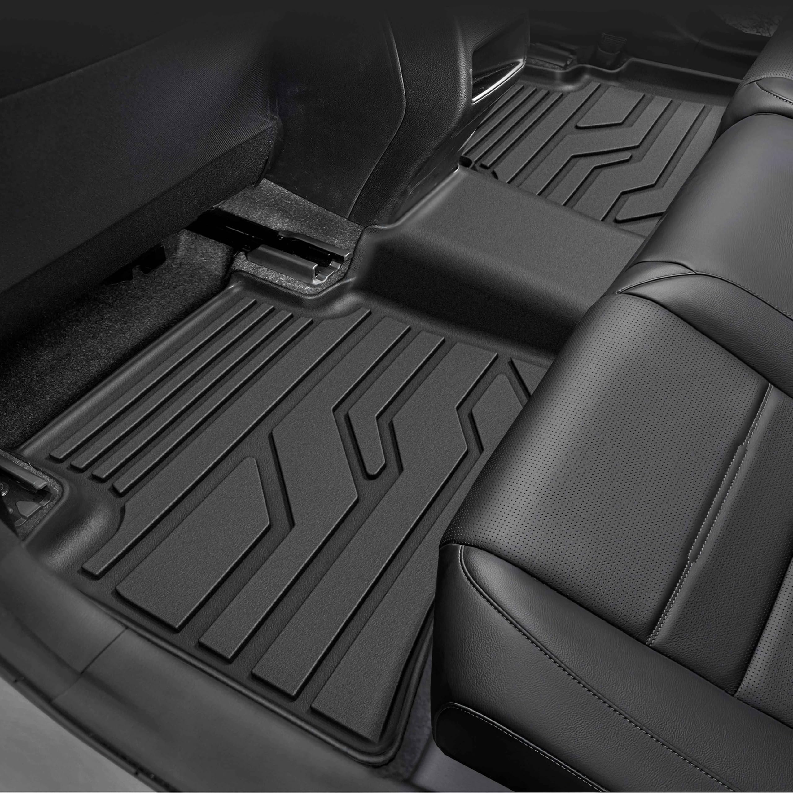 KARPAL All Weather Floor Mats for Honda CR-V 2023-2026, Heavy Duty TPE Liners, Black Cargo Mat Set, Hybrid Compatible