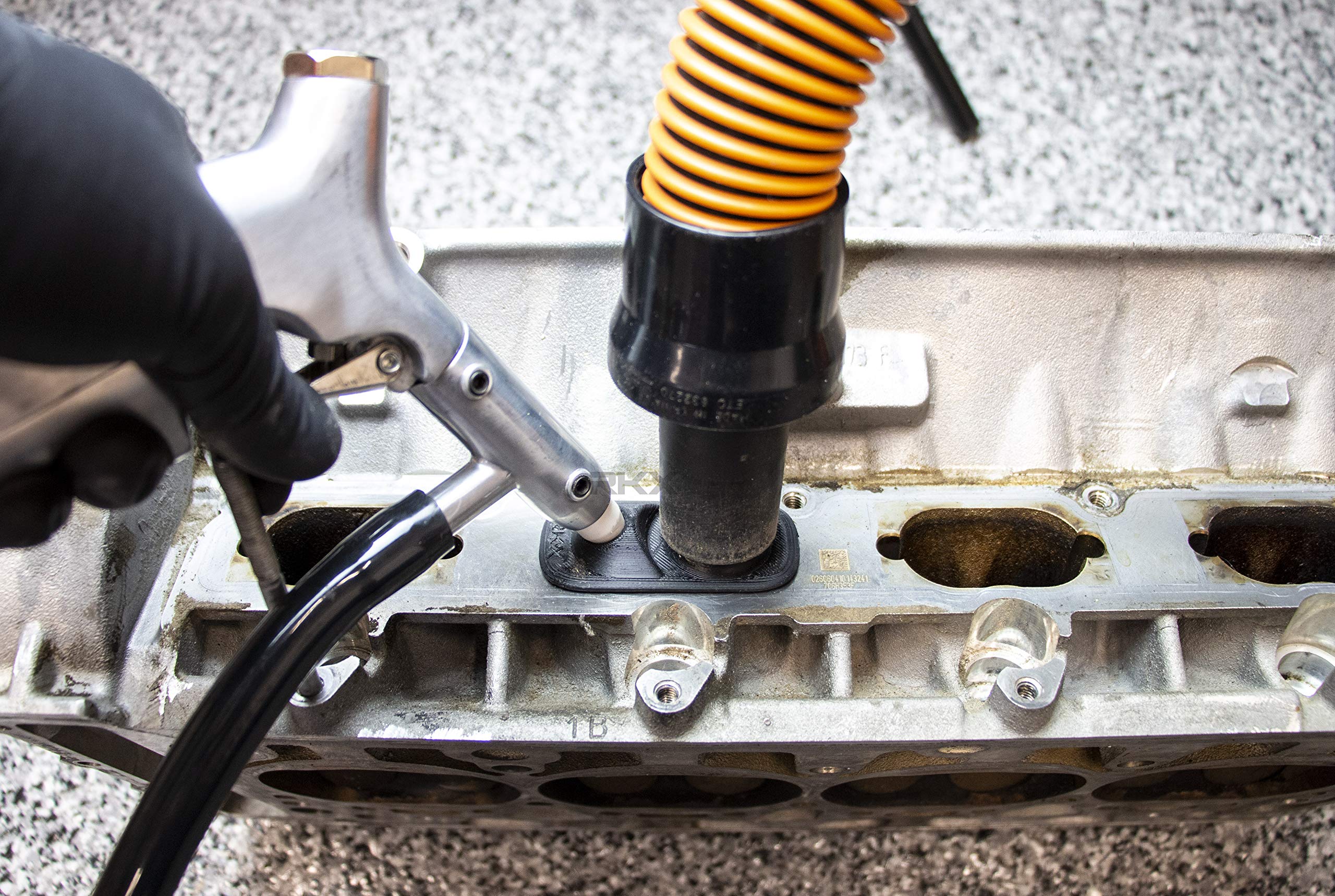 Rkx Carbon Cleaning Walnut Blaster Adapter Compatible With Vw Audi Tfsi Engines Intake Valve