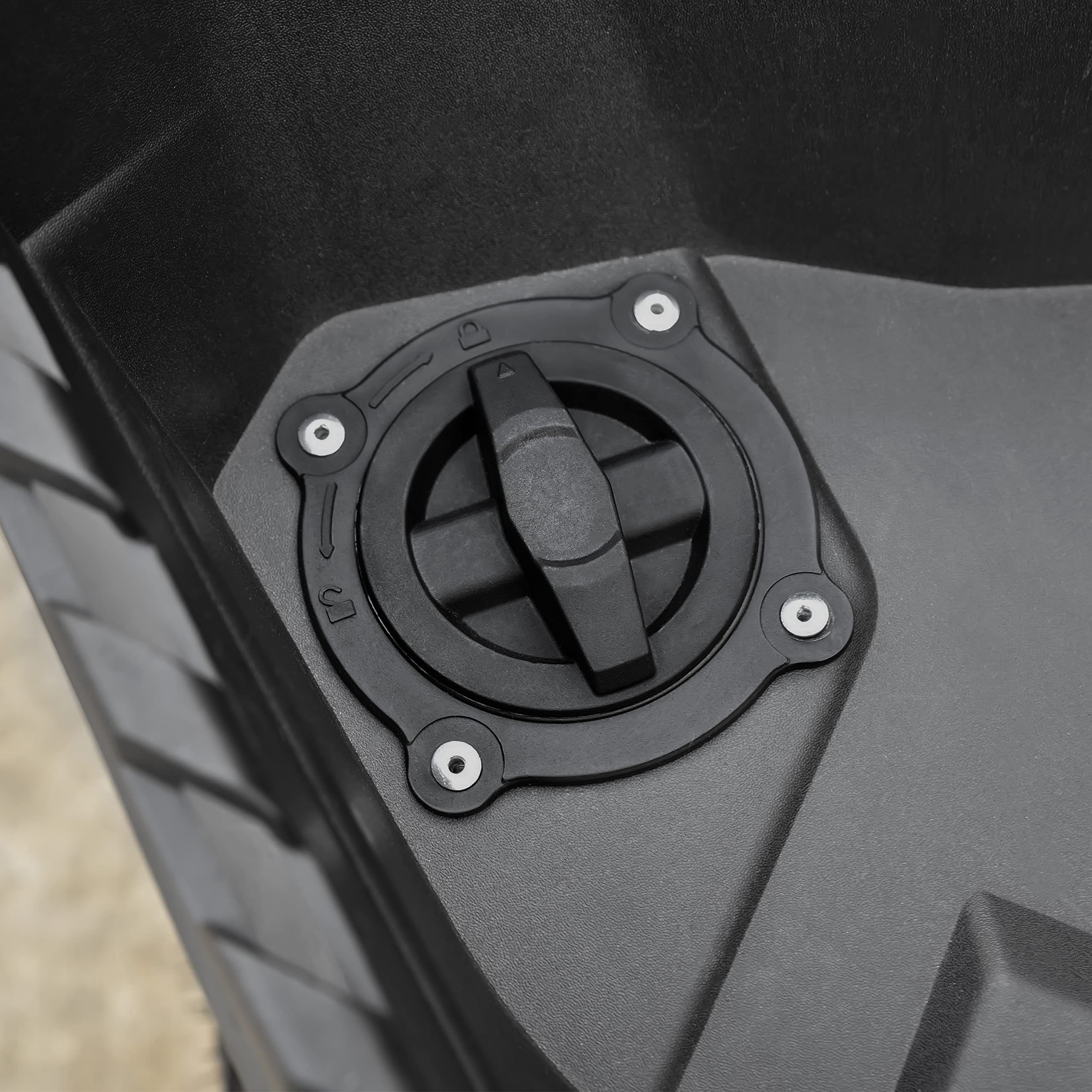 Sautvs Cargo Base Kit For Can-Am Outlander Renegade, Plastic Cargo Turn Attach System Base Installation Kit For Can Am Outlander L 400 500 650 / Renegade 570 850 2013-2020 Accessories (2Pcs)