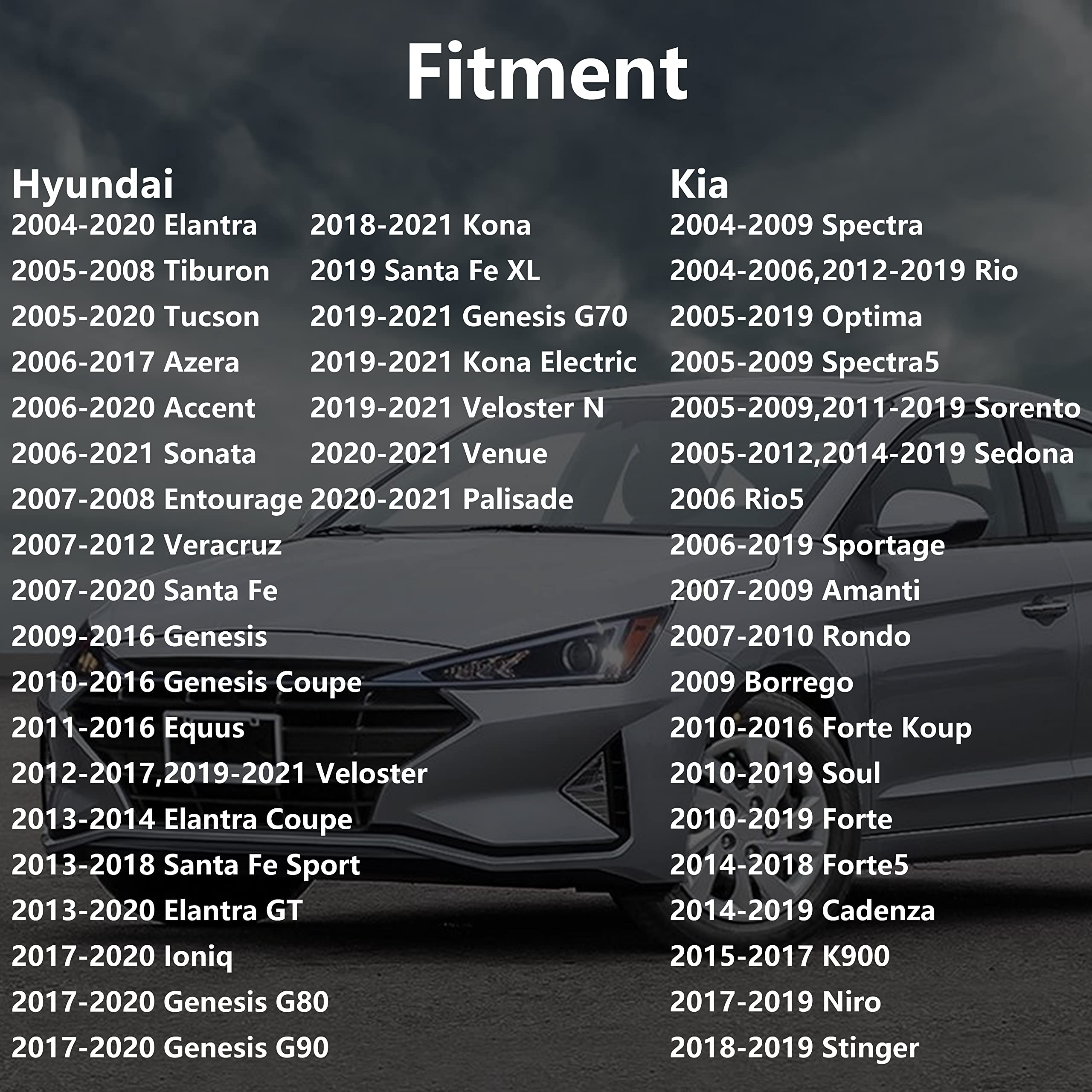 Gas Cap Fuel Cap Replace 31010-3L600 For 2004-2021 Hyundai Accent Azera Elantra Coupe Gt Entourage Equus Genesis Coupe Santa Fe