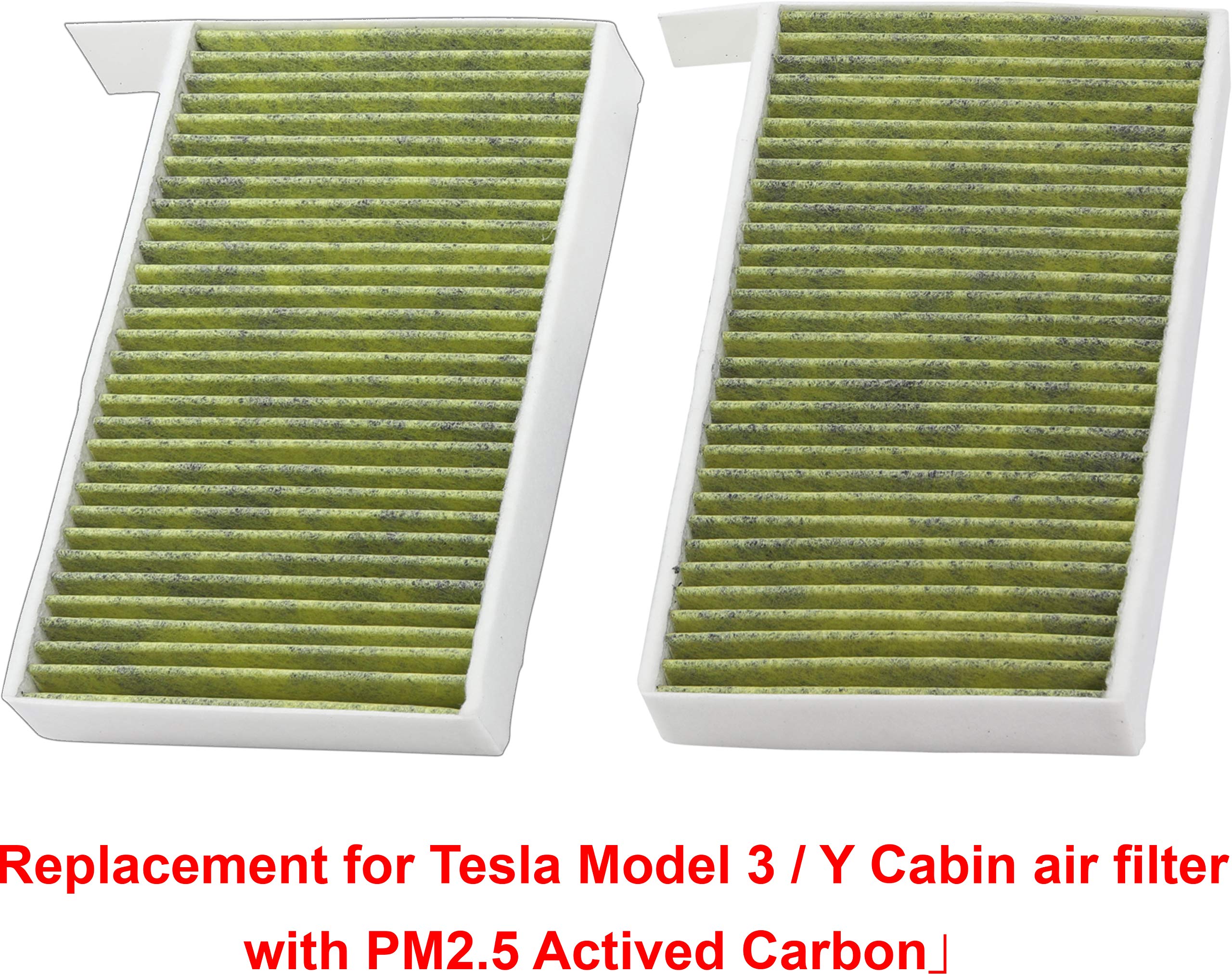 Epauto Cp681 (1107681-00-A) Cabin Air Filter Includes Activated Carbon Replacement For Tesla Model 3 / Model Y