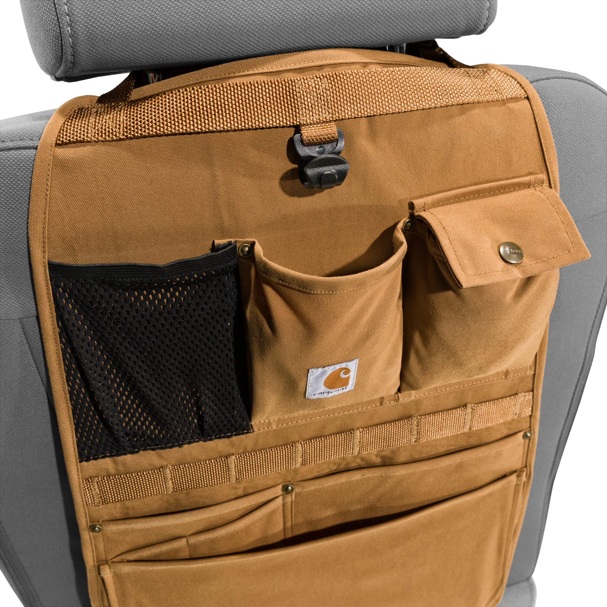 Carhartt Universal Nylon Duck Seat Organizer Carhartt Brown