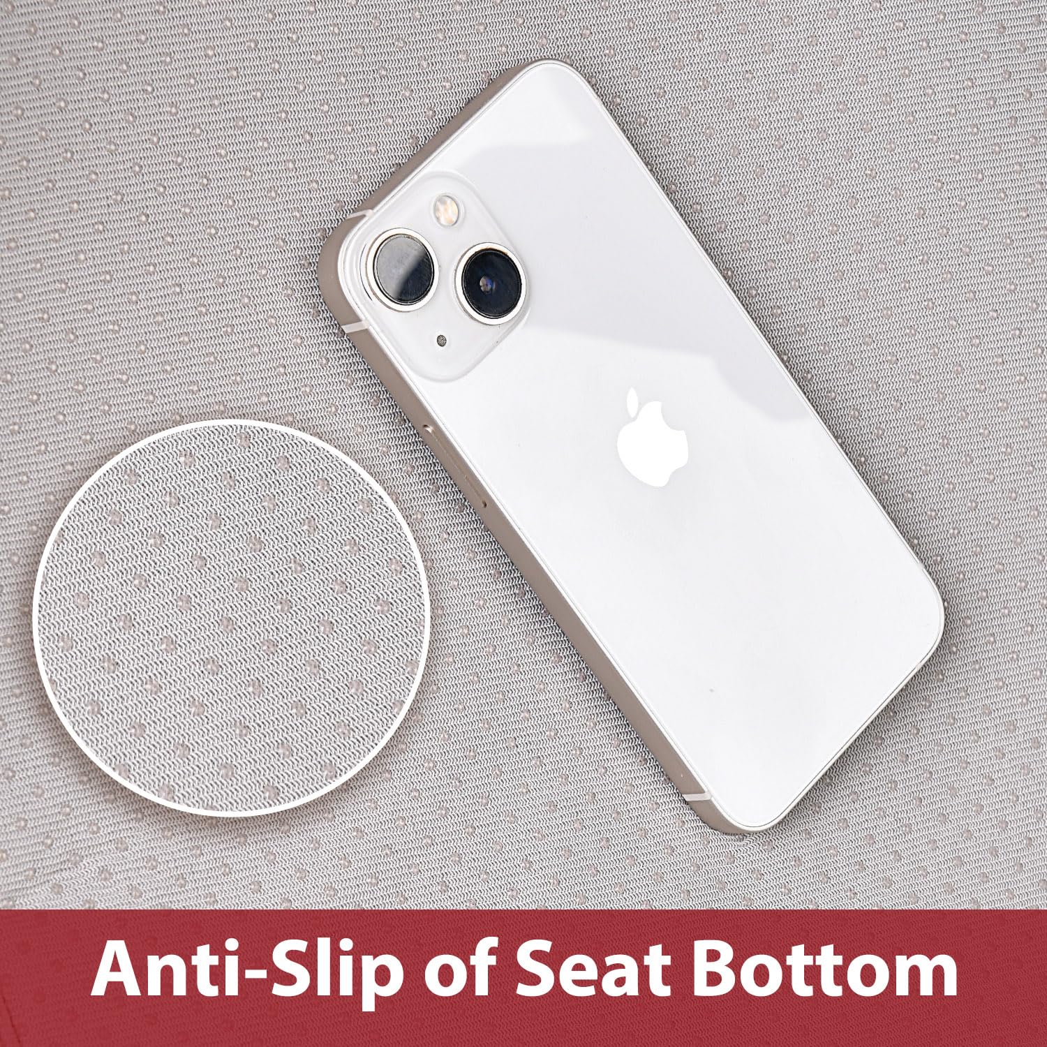 CAR PASS Leather Car Seat Covers Front Seats Only, Universal Fit Automotive Interior Waterproof 3D Foam Back Support Car Seat Co