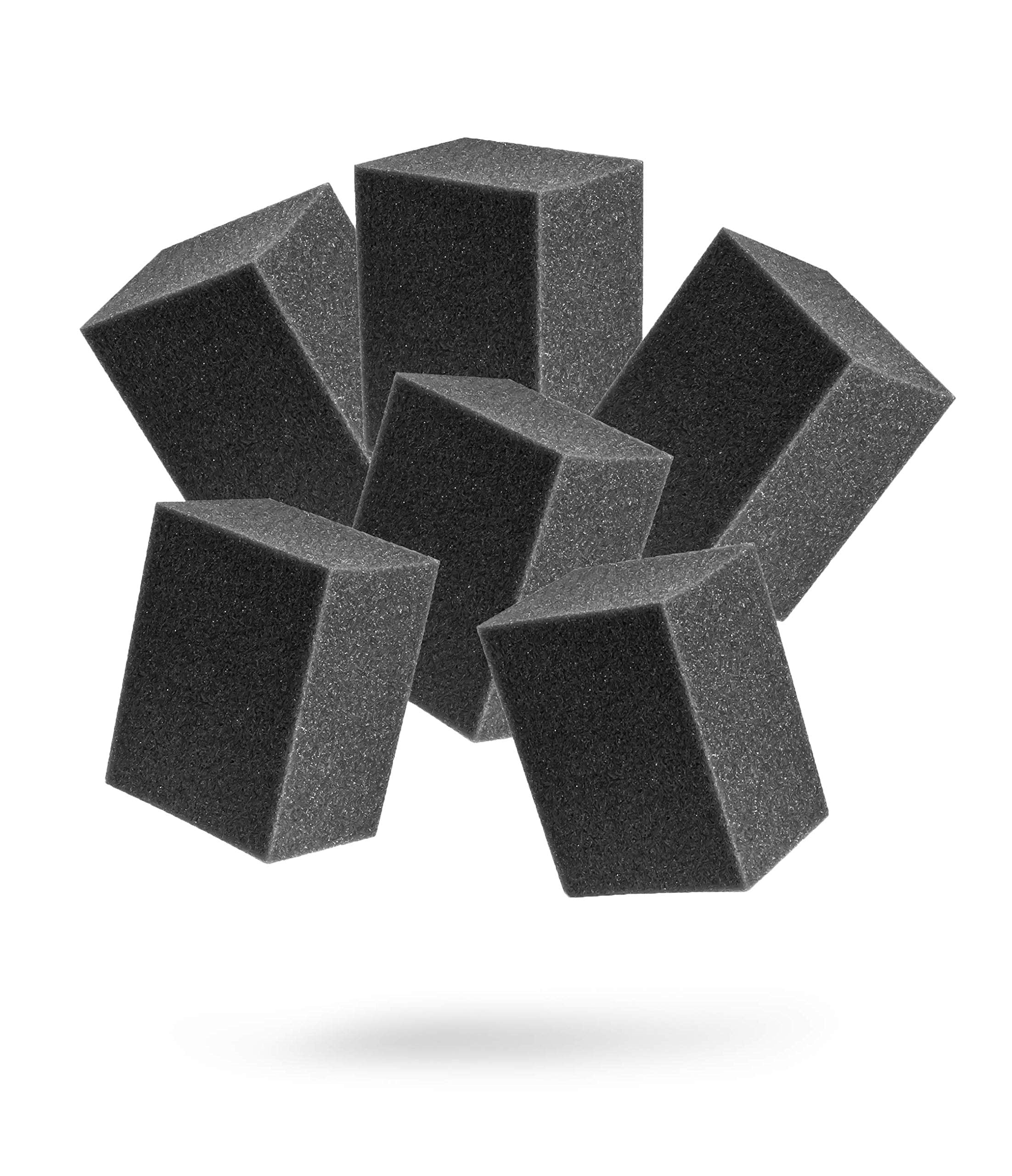 Adam'S Polishes Block Applicator (6 Pack) Trim Dressing & Tire Shine Applicator Pad For Car Detailing | Reusable & Customizable