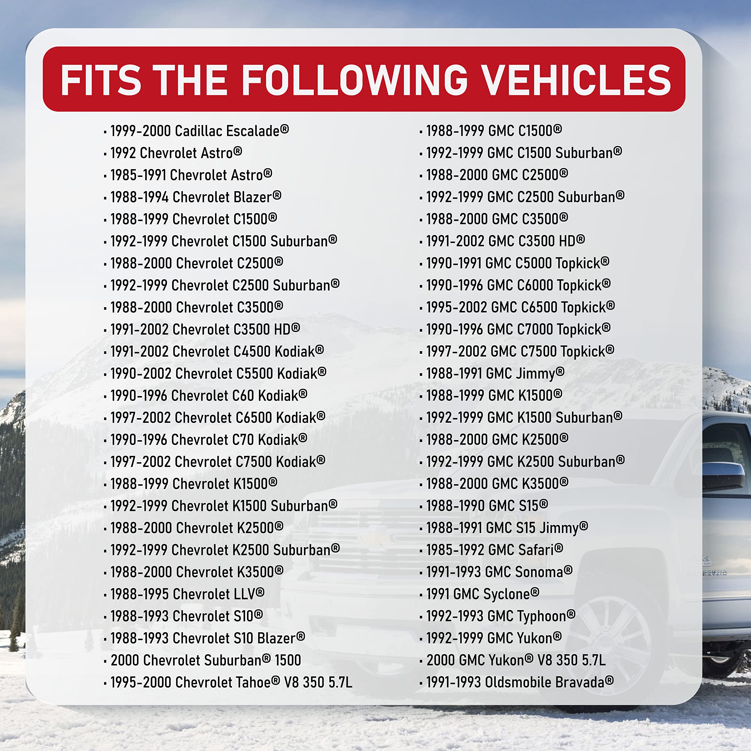 Replacement Door Latch Lock Actuator - Front Left Driver Side - Replaces 940-102, 16631627, 16602475 - Compatible With Chevy And