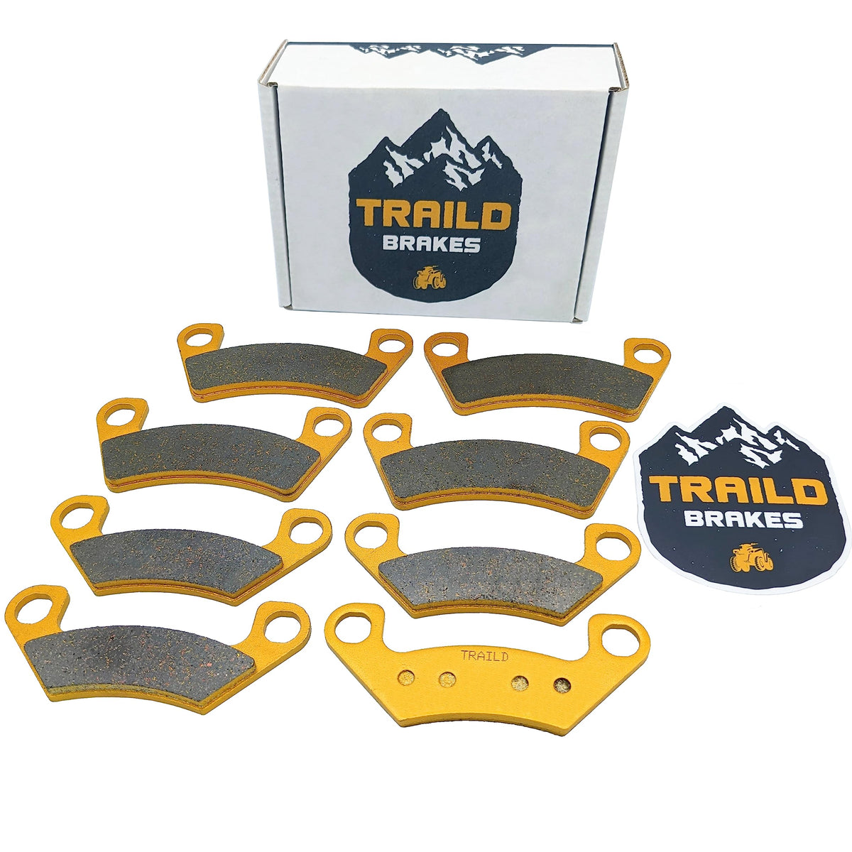Traild Ceramic Brake Pad Set For John Deere Gator Xuv550/Xuv560/Xuv590/Xuv835/Xu