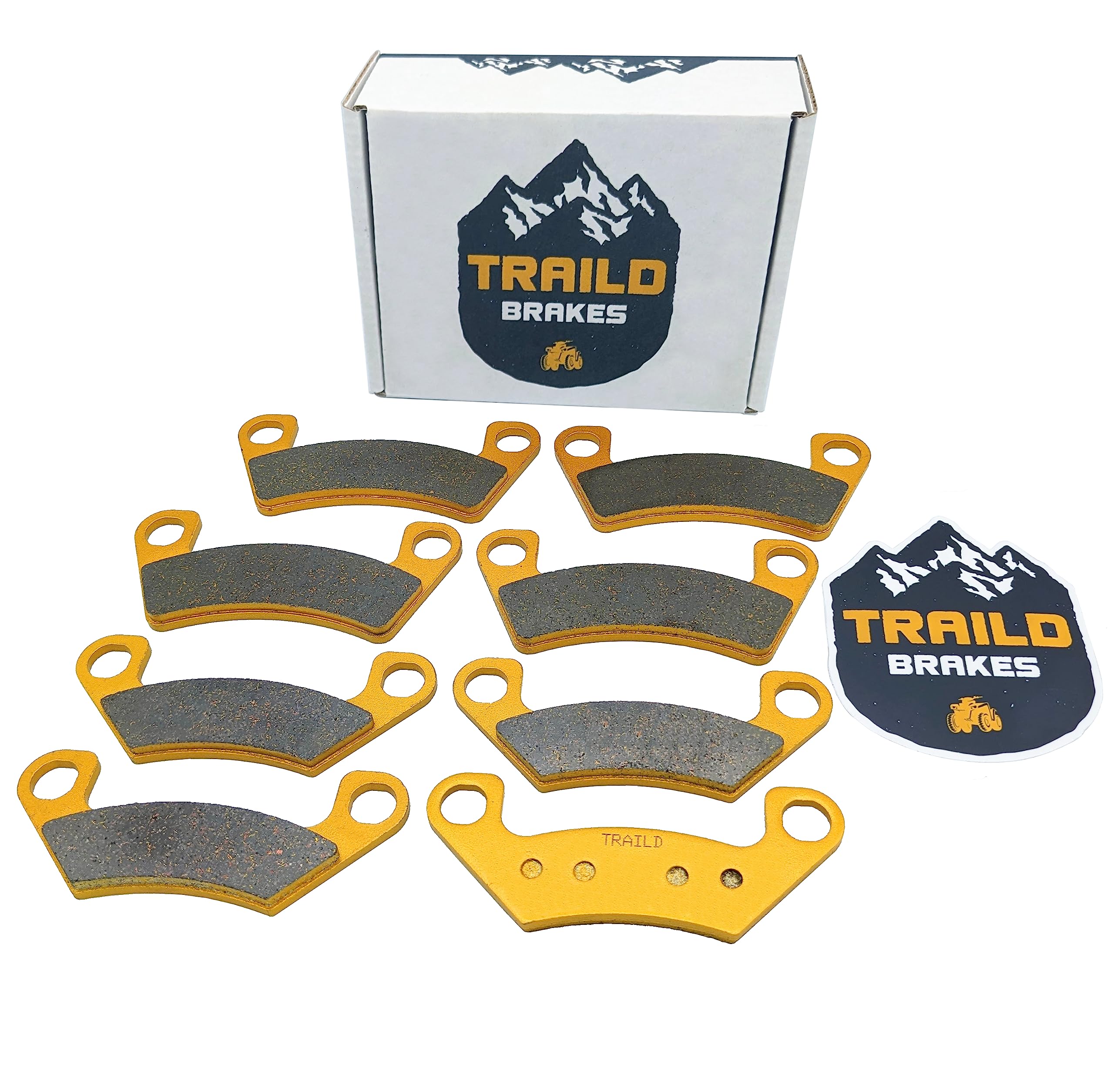 John Deere Gator XUV550/XUV560/XUV590/XUV835/XUV865/RSX860 Ceramic Brake Pad Set Front & Rear