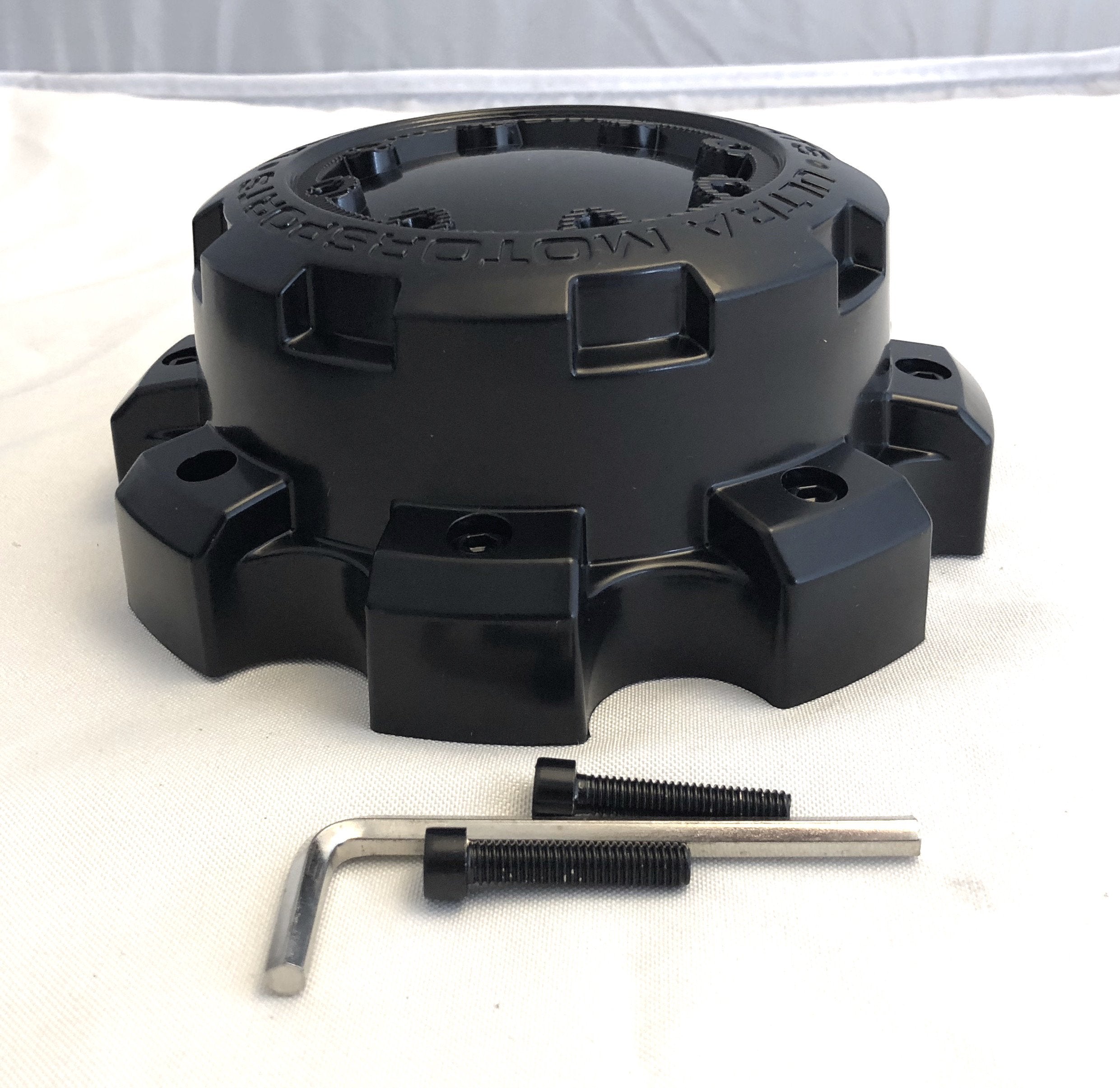 Ultra Wheel Black Wheel Center Cap p/n # 89-9879 with Bolts - Matte Black