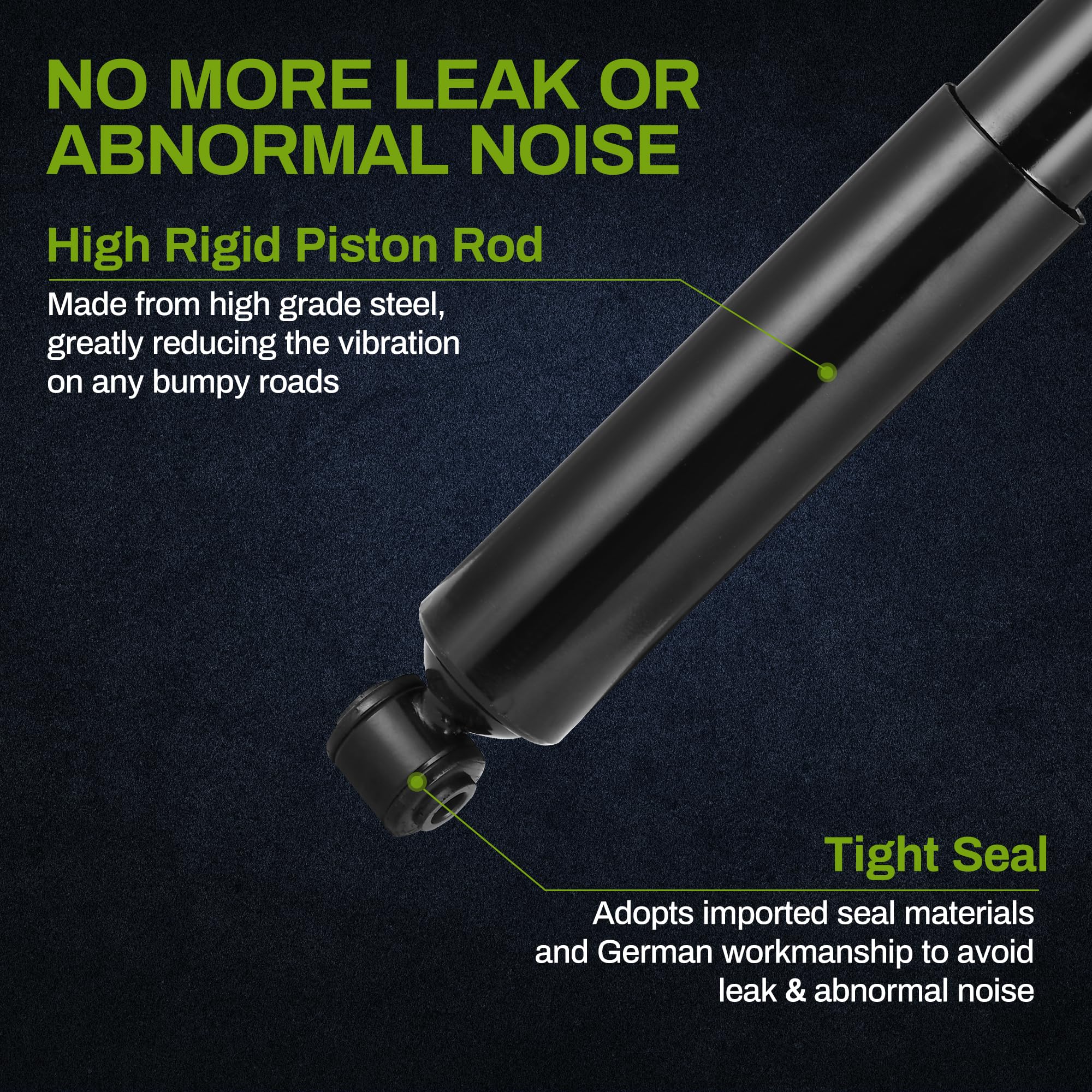 Autosaver88 Front And Rear Shocks Complete Struts Assembly Compatible With 1997-2004 Dodge Dakot 1999-2003 Dodge Durango Rwd