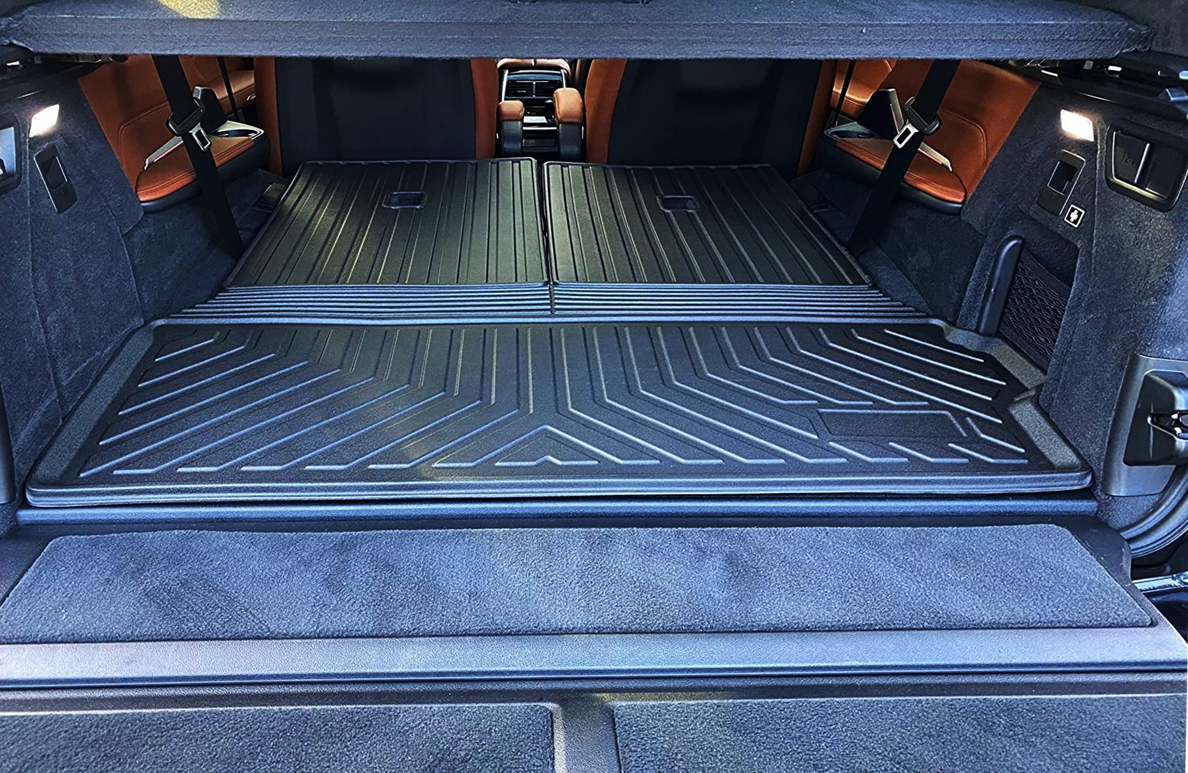Premium Cargo Liner for BMW X7 2019-2025 - 100% Protection - Custom Fit Car Trunk Mat - Easy-to-Wash & All-Season Black Cargo Ma