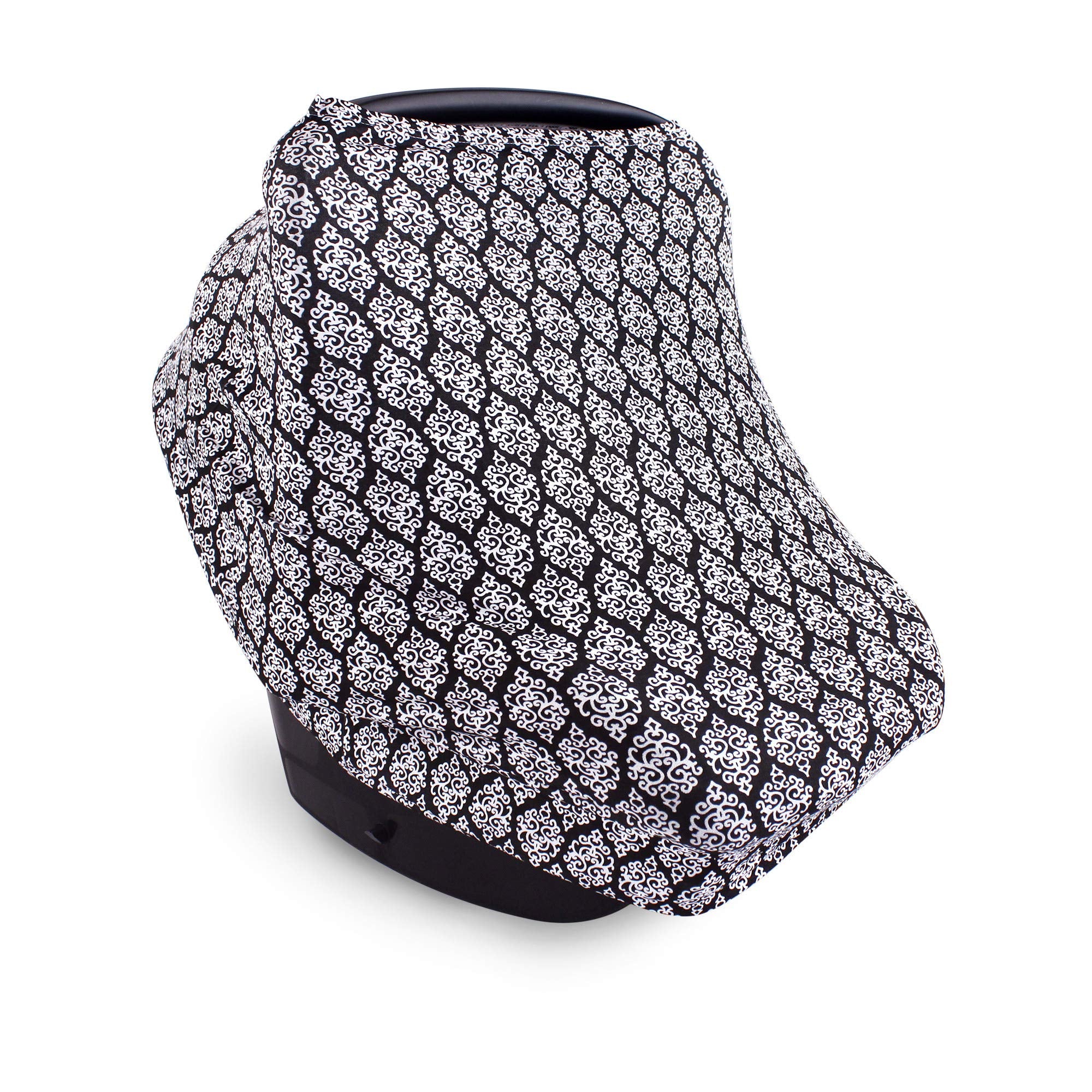 Yoga Sprout Multi Use Car Seat Canopy  Damask-New