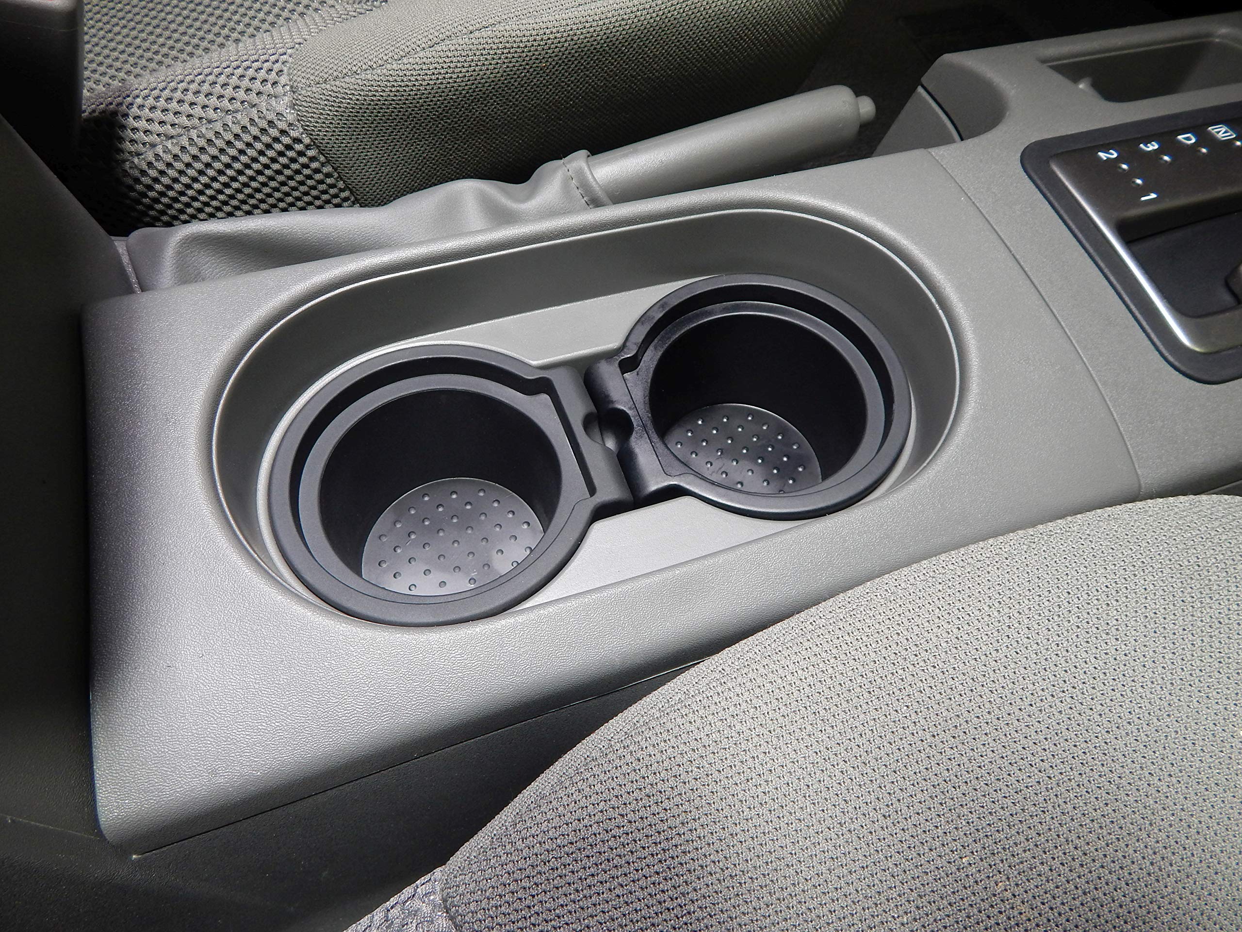 Red Hound Auto 2 Cup Holder Inserts 2005-2019 Compatible with Nissan Frontier, Xterra, 2005-2012 Pathfinder Rubber Cup Beverage