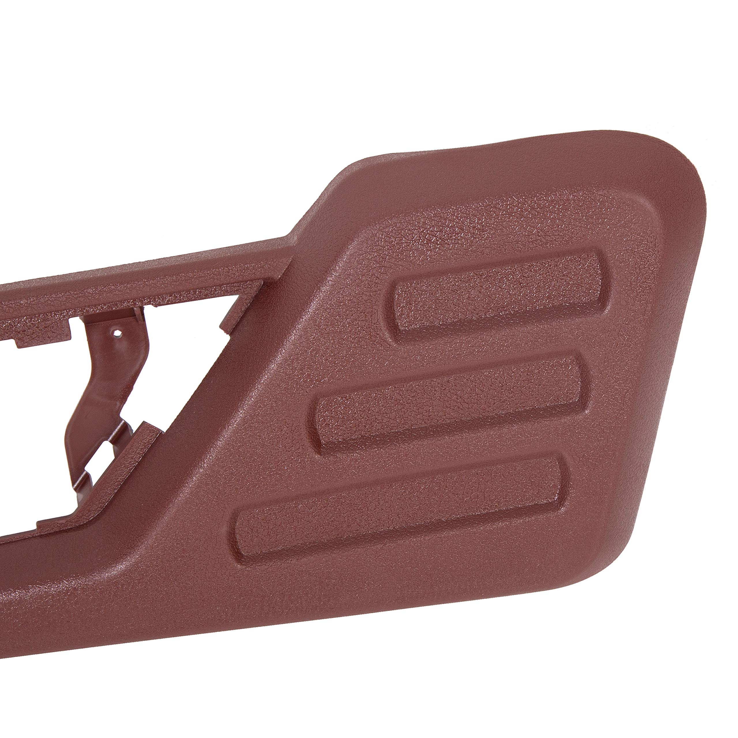 HECASA Red Front Driver Seat Panel Trim for 2008-2010 F250 F350 Super Duty King Ranch Replacement #8C3Z-2562187-DB