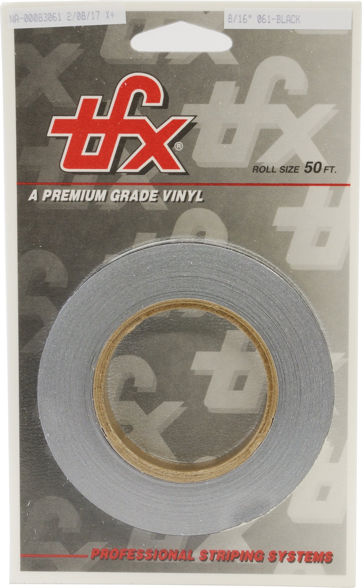 Universal TFX 00083064 - Auto Customizing Dual Pinstripe - 8/16&quot; x 50' (1/4” Stripe, 1/8&quot; Gap, Then 1/8” Stripe) - 064-Silver Metallic