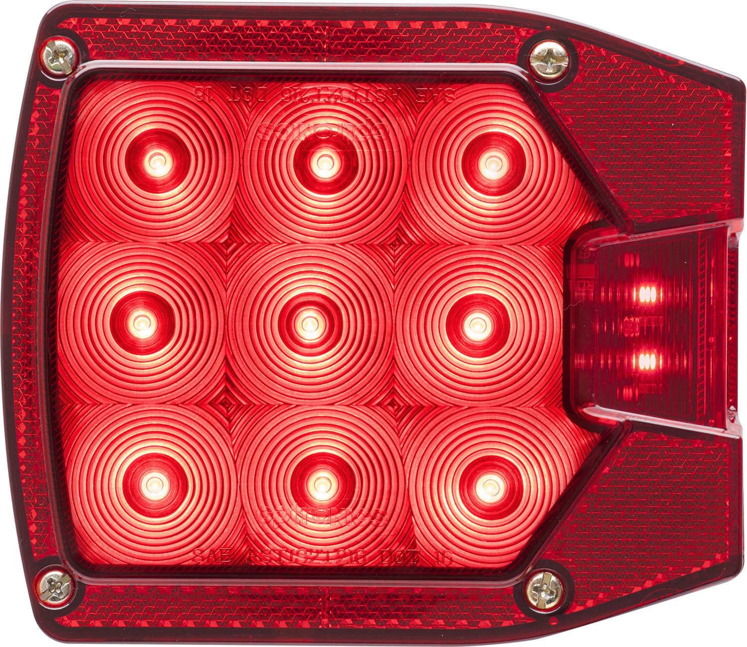 Optronics Stl82Rbp Led Combination Tail Light For Passenger Side, 1 Pack, Red