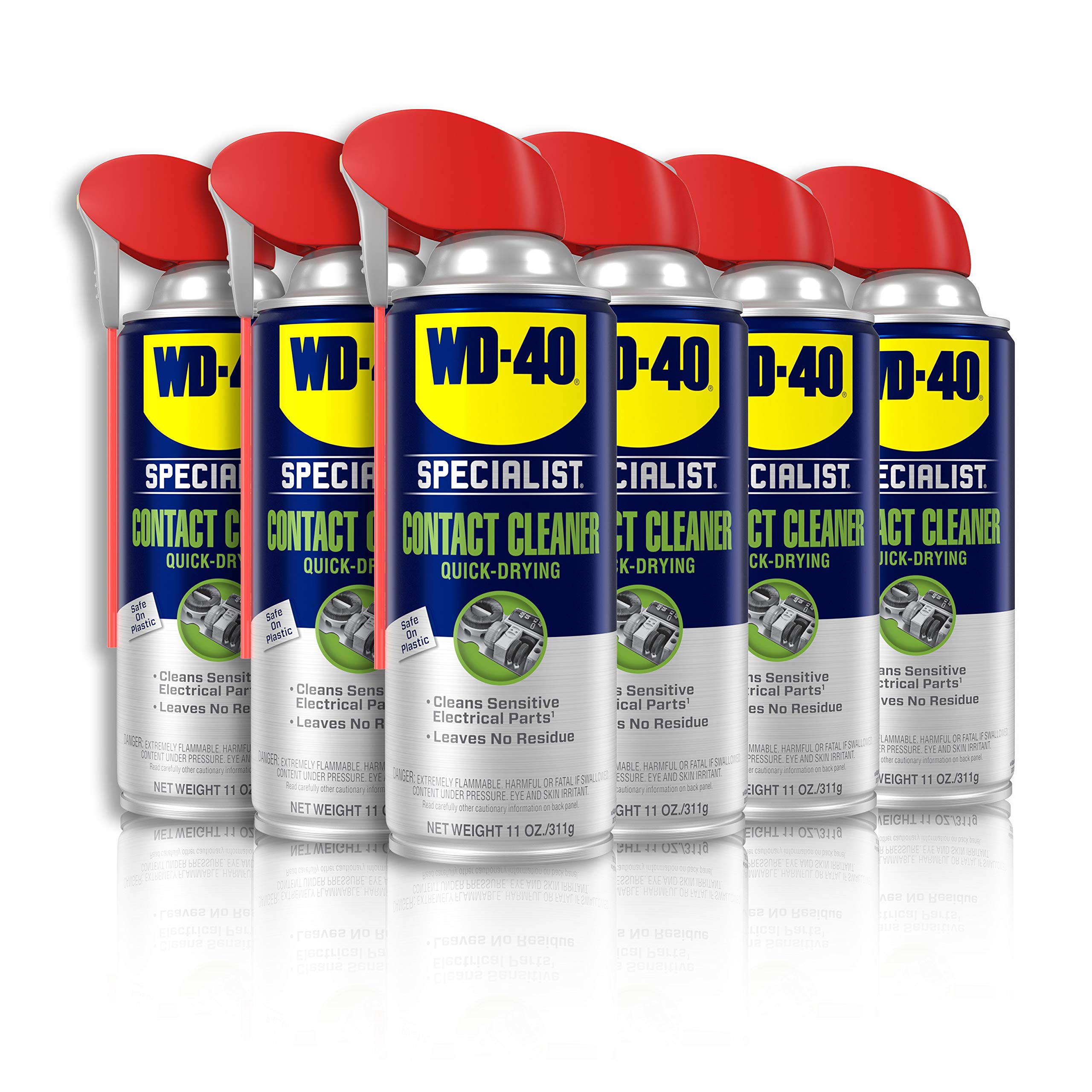 Wd-40 Specialist Contact Cleaner Spray, 11 Oz. [6-Pack]