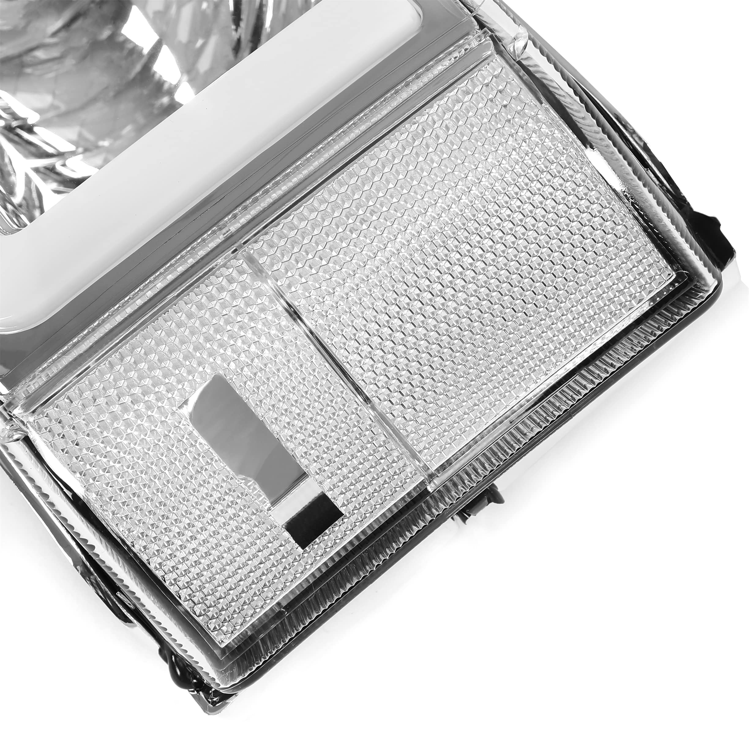 Kojem Led Drl Headlight Bumper Lamps Compatible With 03-07 Chevy Avalanche Silverado 1500 2500 3500 Led Tube Bar Bumper Parking Lights Headlamps (Clear Lens Black Housing) 1 Pair Left Right