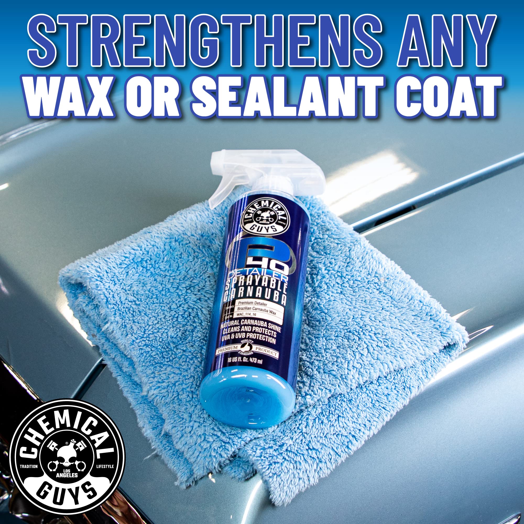 Chemical Guys Wac_114_16 P40 Detailer Quick Detailer And Uv Protectant (16 Oz)