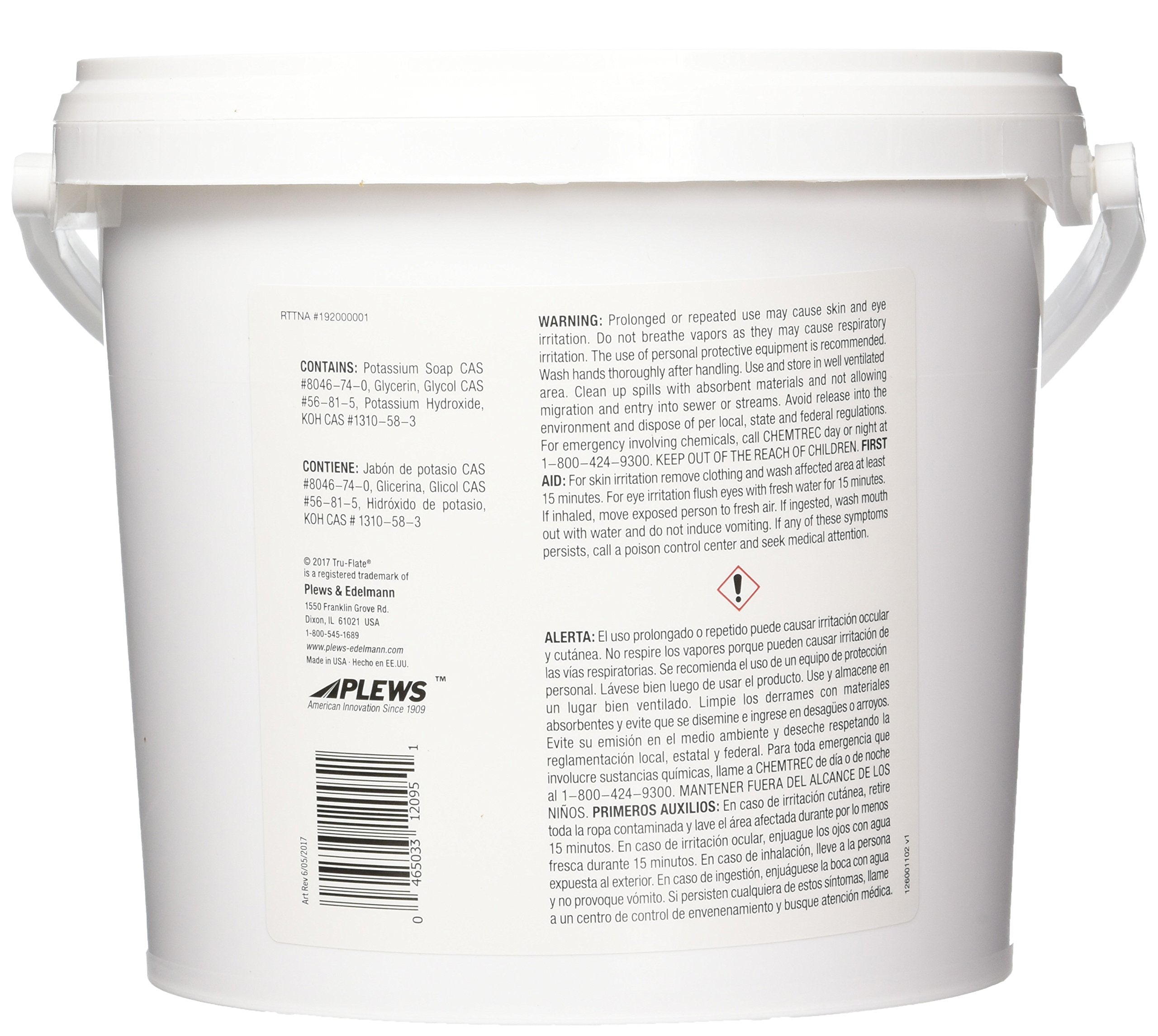 Tru-Flate 12-095 Stuf Concentrated Tire Mounting Lubricant, 8 Lb. Pail, 1 Pack