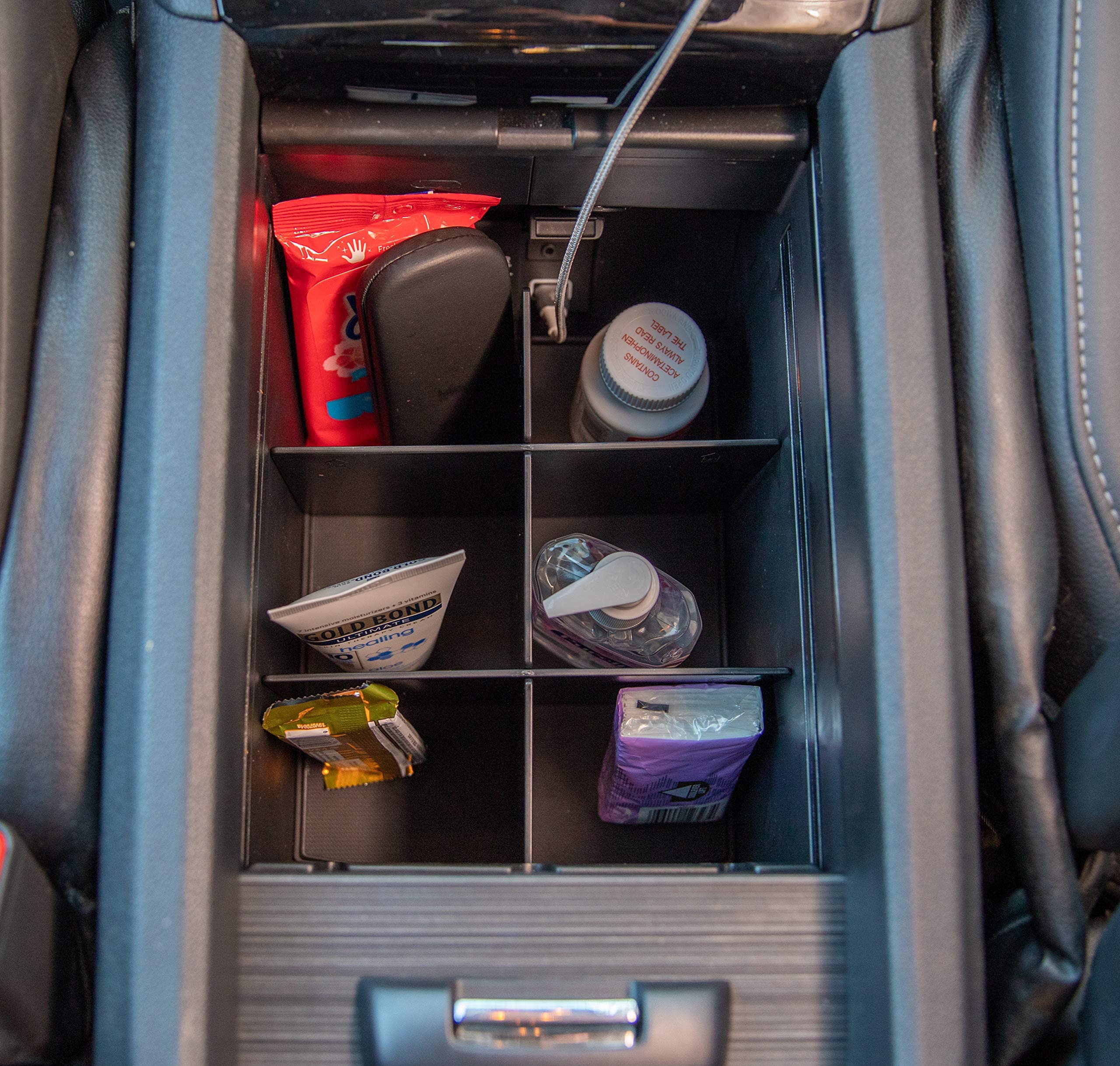 Vehicle Ocd - Center Console Organizer For Honda Pilot (2016-2022) / Honda Ridgeline (2017-2023) / Honda Passport (2019-2023) -