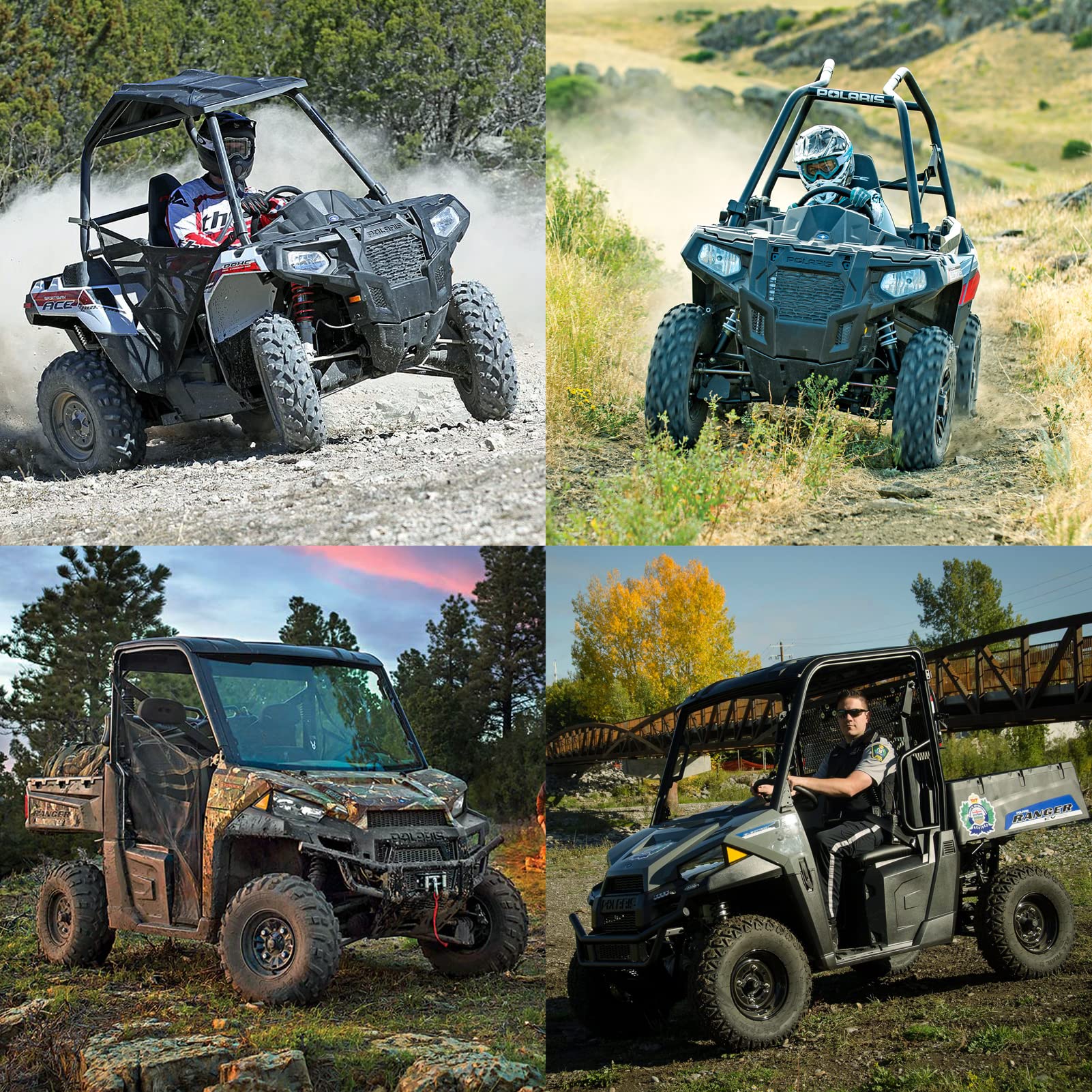 Zinger Brake Pads for 2012-2018 Polaris Ranger XP 900,2008-2013 Polaris Ranger 500 700 800, 2014-2017 Ranger Diesel,2010-2015 Ra