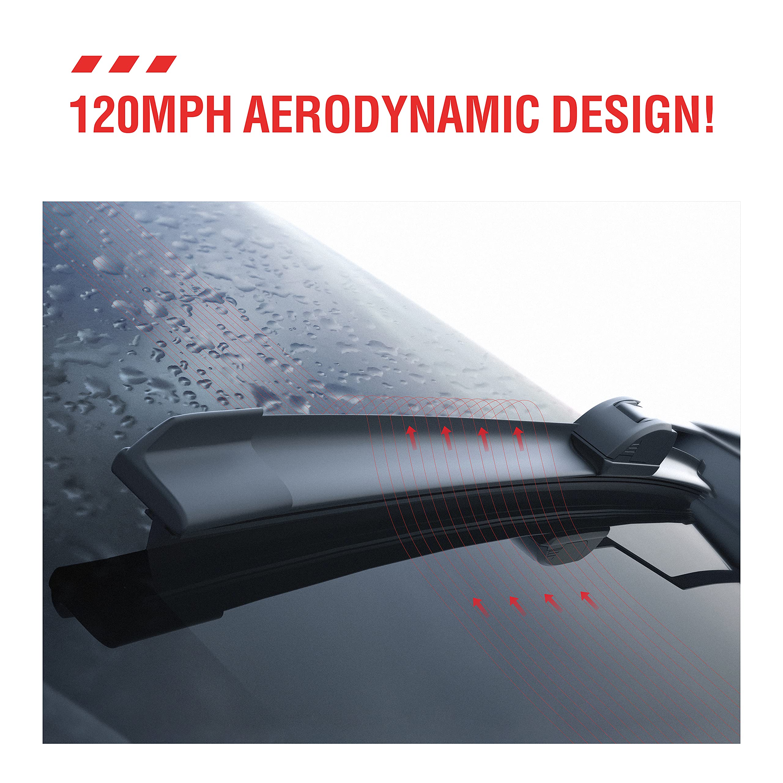 Oem Quality Performance Premium Wiper Blades 24 20,All-Season Auto Replacement Windshield Wiper Blades,Fit Gmc Acadia 2017-2021,