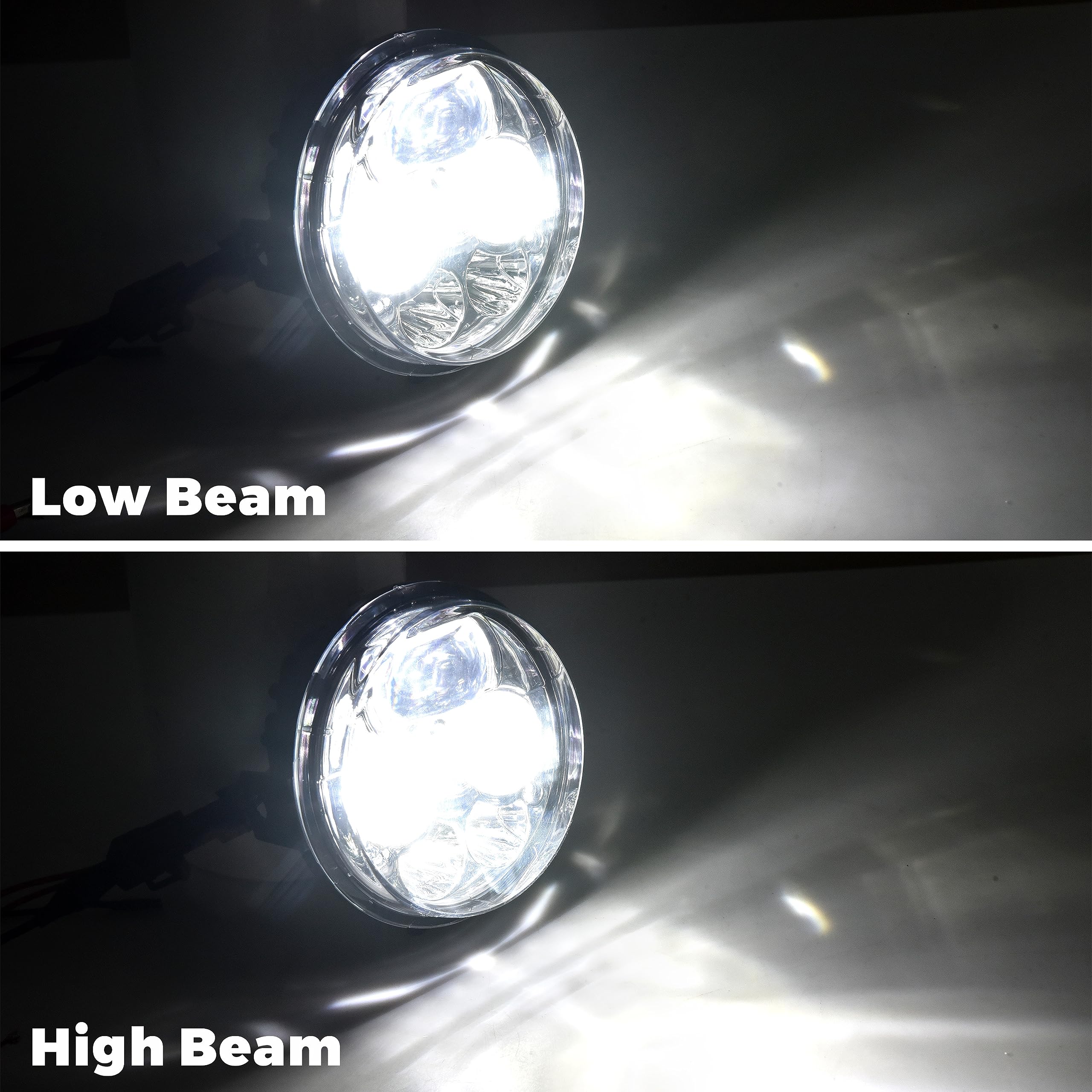 Sautvs Led Headlights Assembly For Teryx, High Low Beam Head Lights Front Lamps For Kawasaki Teryx Teryx4 Brute Force 750 Accessories (2Pcs)