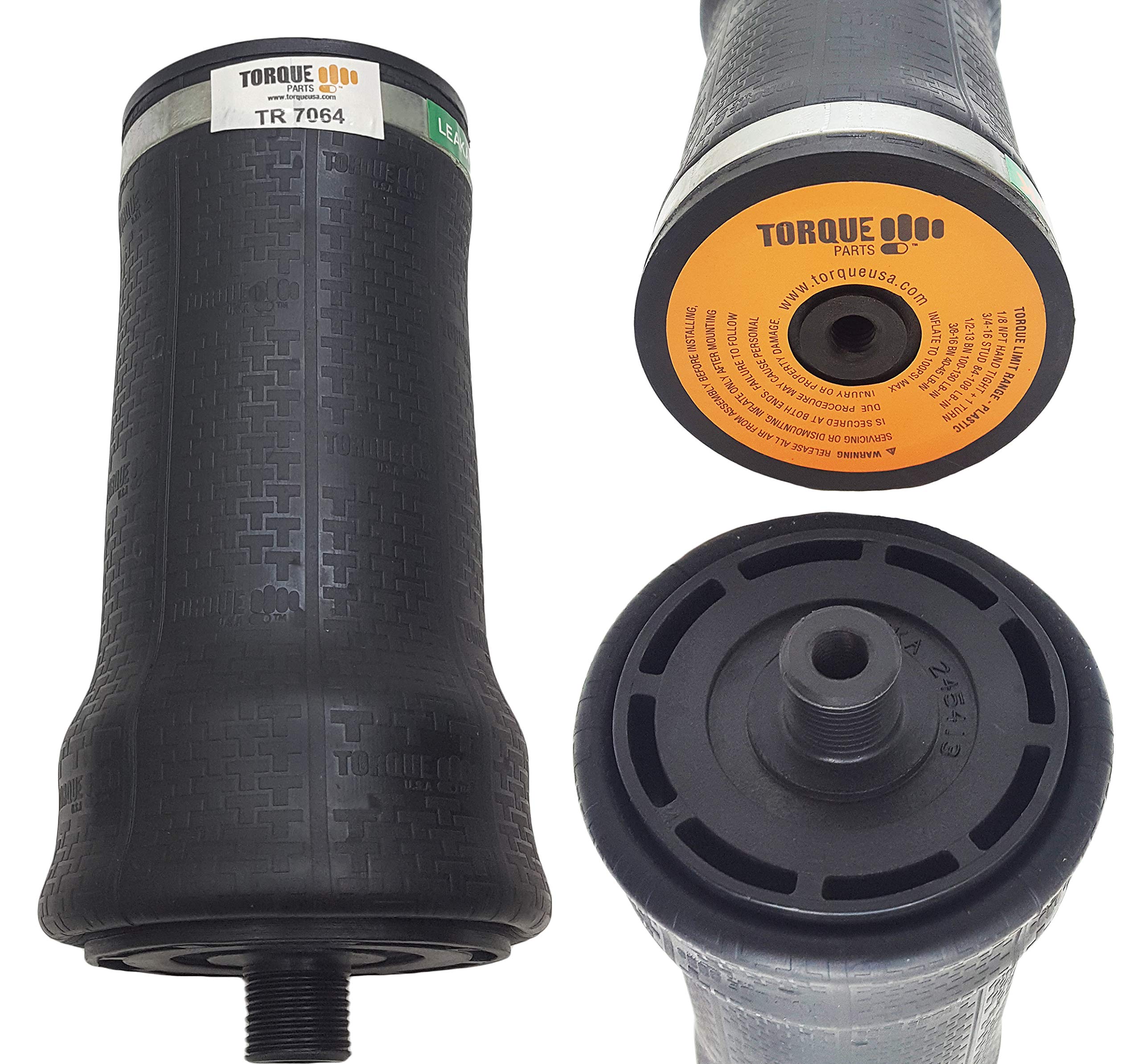 TORQUE Cab Sleeper Air Spring Bag for Kenworth AEROCAB (MID 1999 & EARLIER) Models (Replaces Firestone 7064, W02-358-7064) (TR7064)