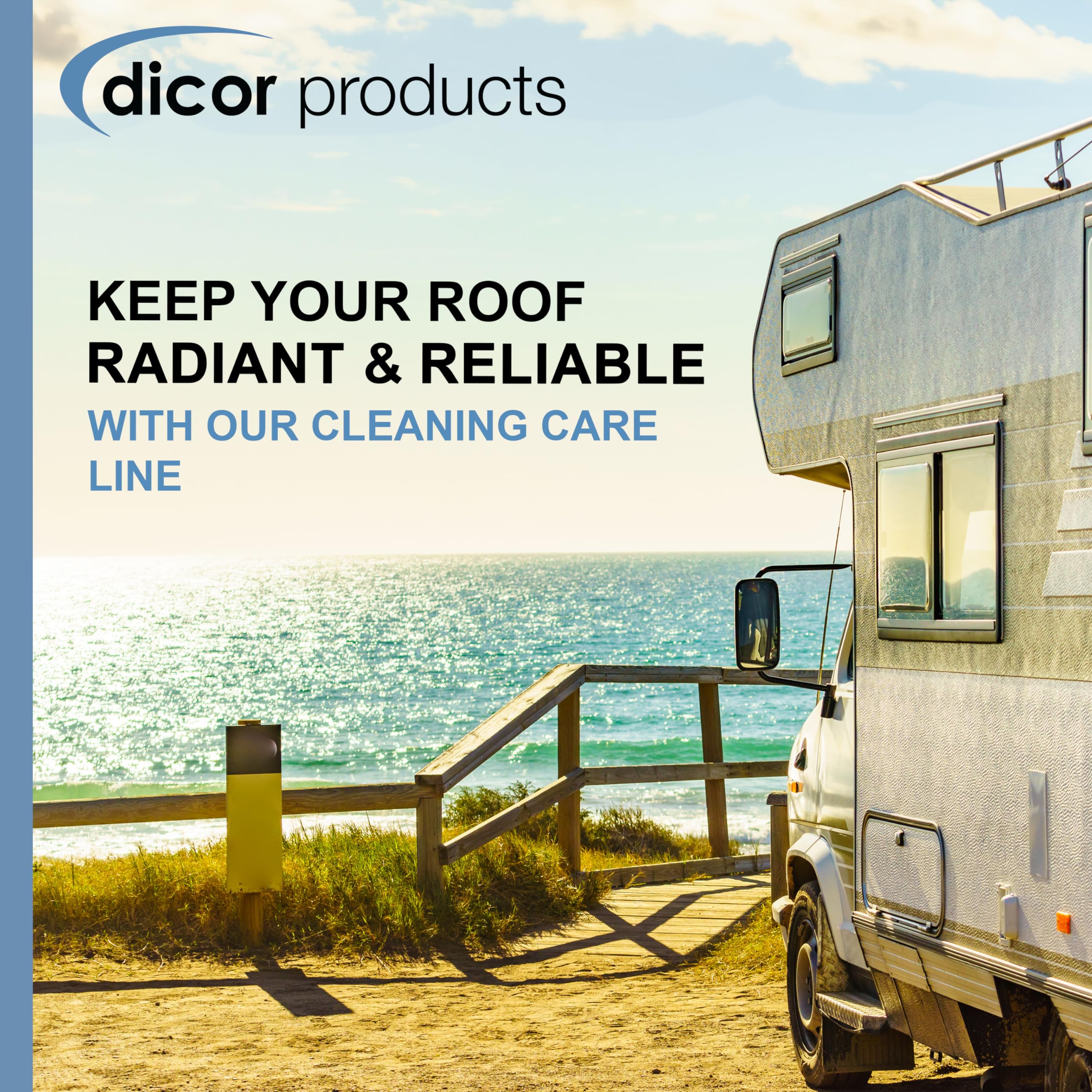 Dicor Cp-Ewc-1Gl Black Streak Remover Exterior Cleaning Care For Rv And Vehicle Surfaces, White