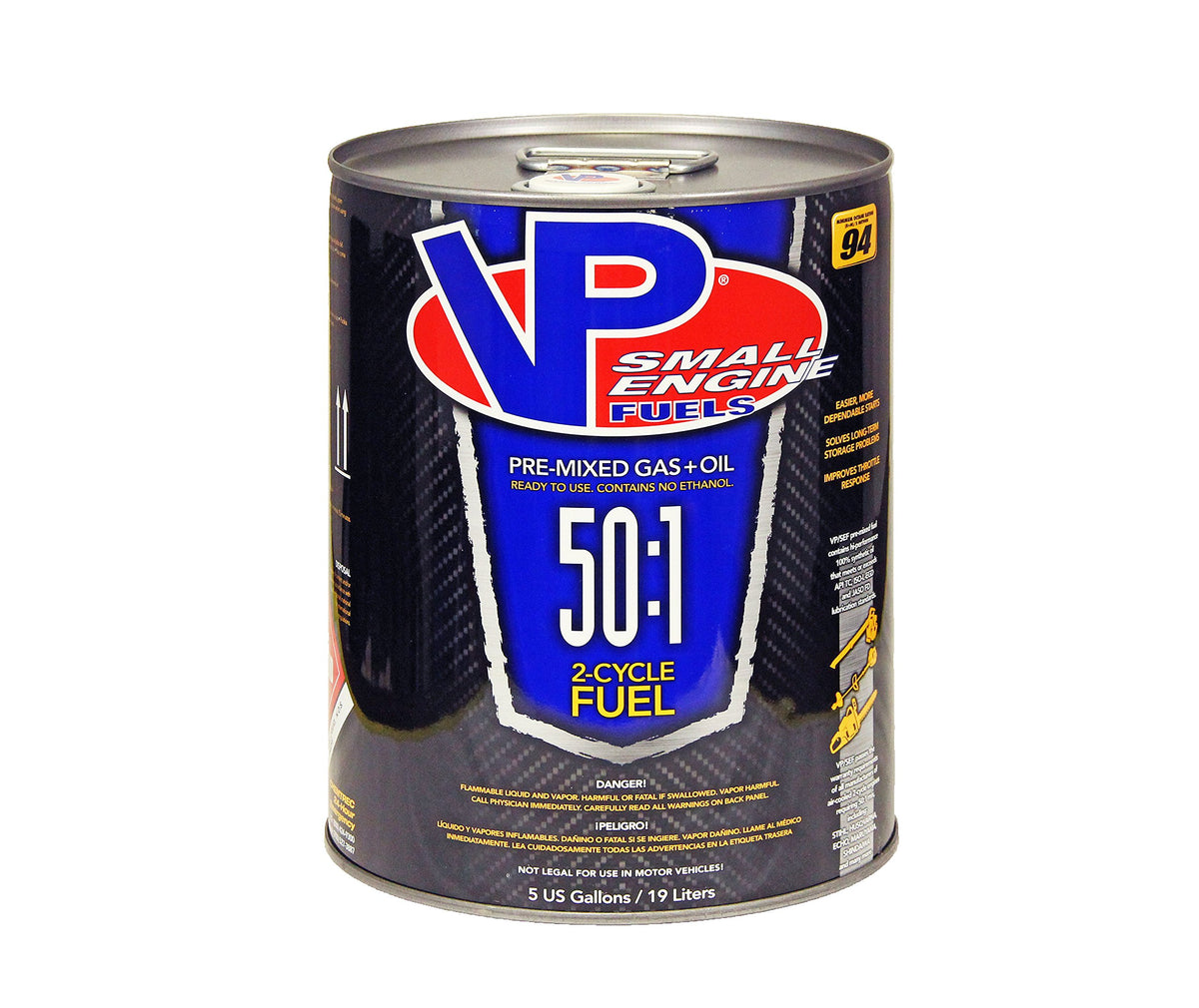 Vp Racing Fuels 6232, Ready To Use, 50:1 Premixed 2-Cycle Small Engine Fuel (Sef) - 5 Gallon