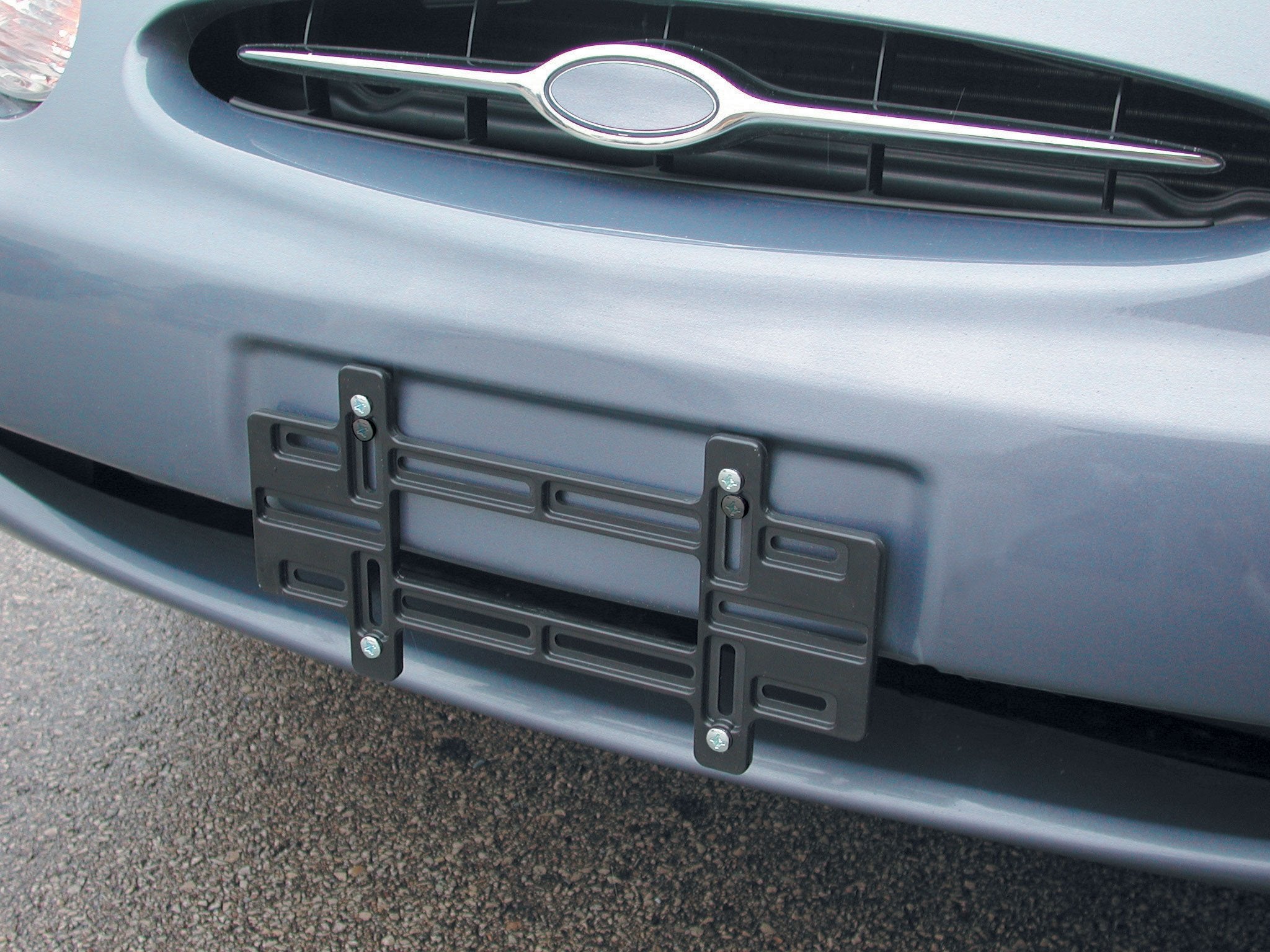 Custom Accessories Large License Plate Mounting Bracket, Model 92651, Durable Design for Easy Installation