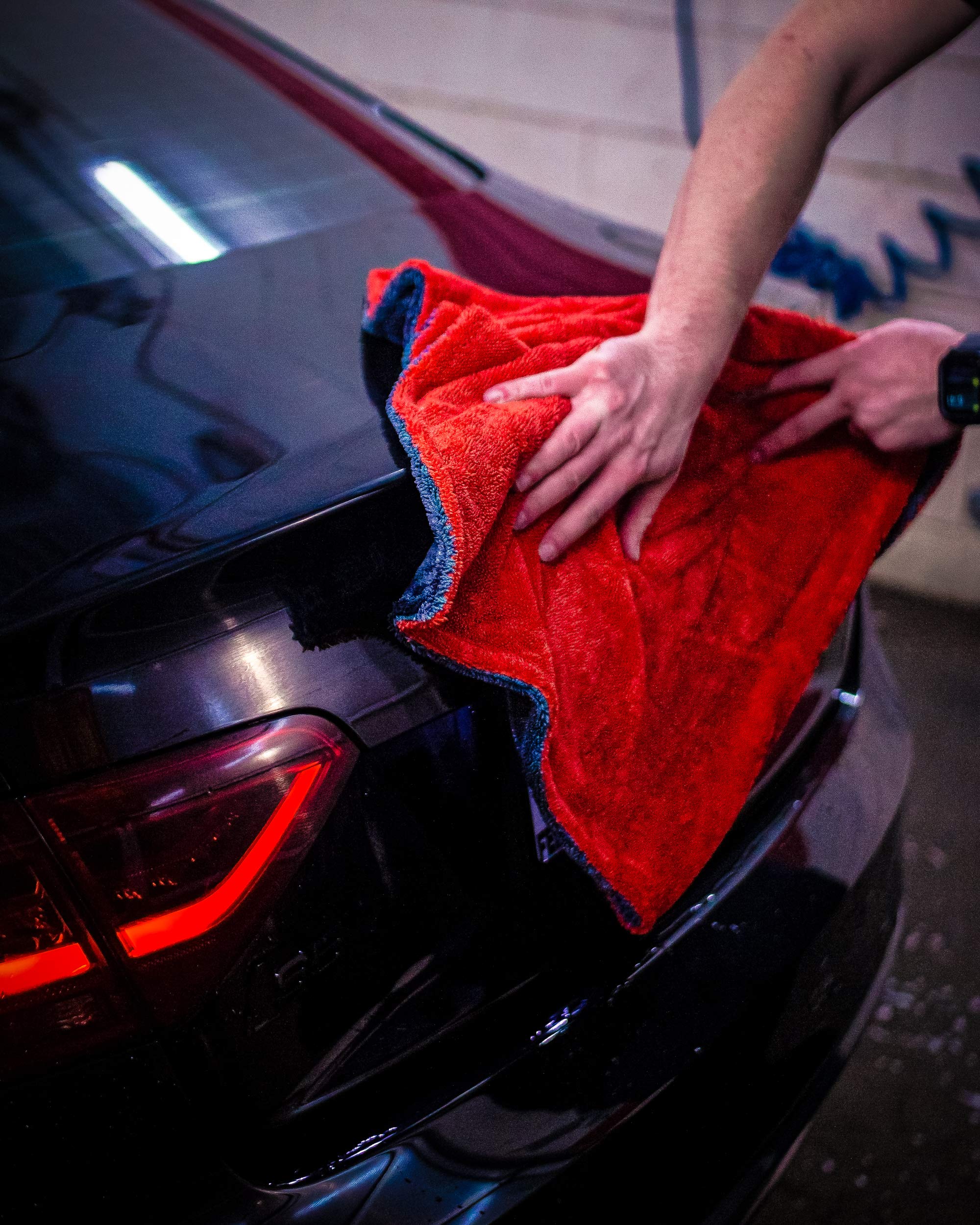 Autofiber Dreadnought Jr. Microfiber Towel, Superior Absorbency For Drying Cars, Trucks, And Suvs, Double-Twist Pile, One-Pass V