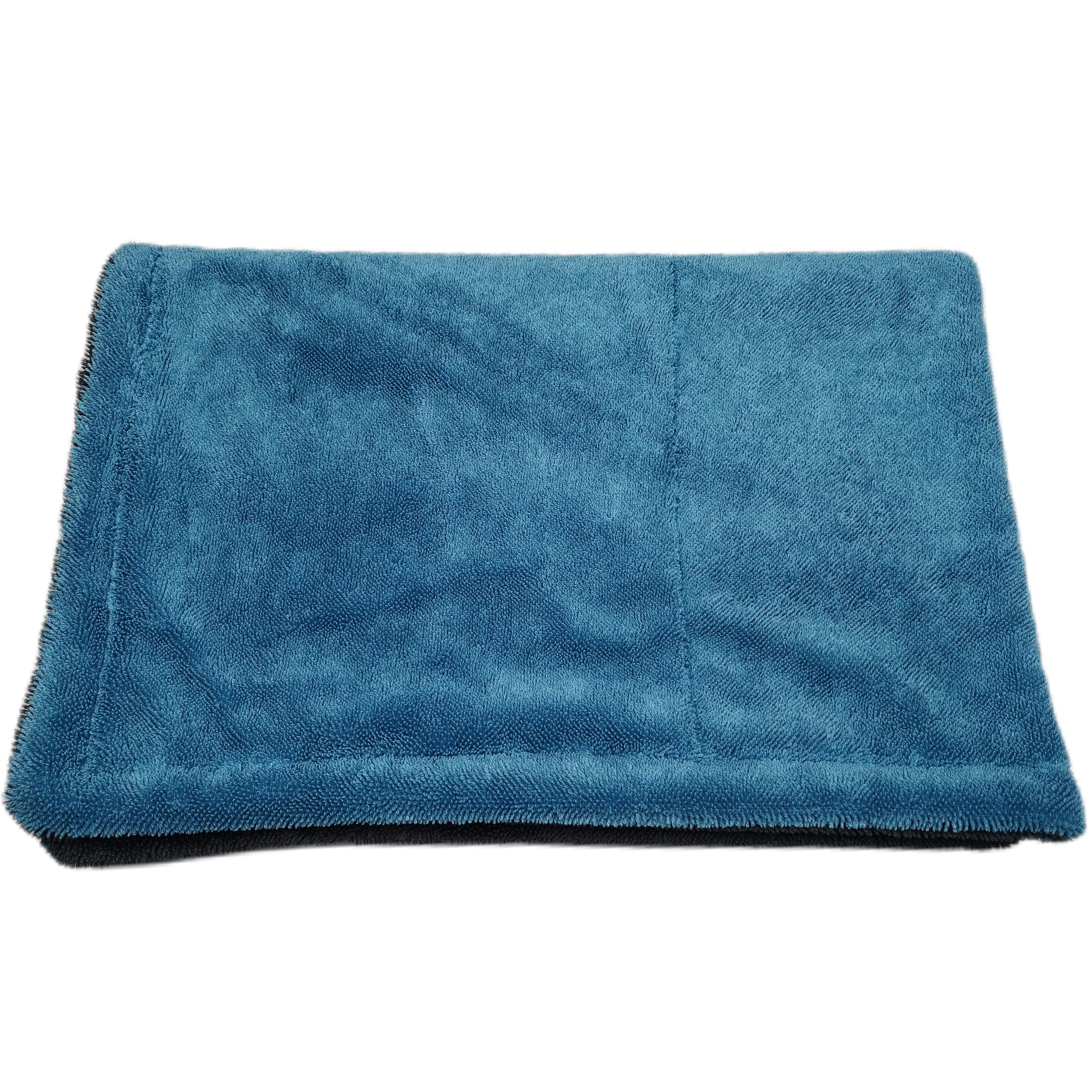 Softbatfy Double-Twist Pile Car Microfiber Drying Towel, 1200 Gsm Super Absorbent Professional Twist Loop Cloth, Large Automotiv