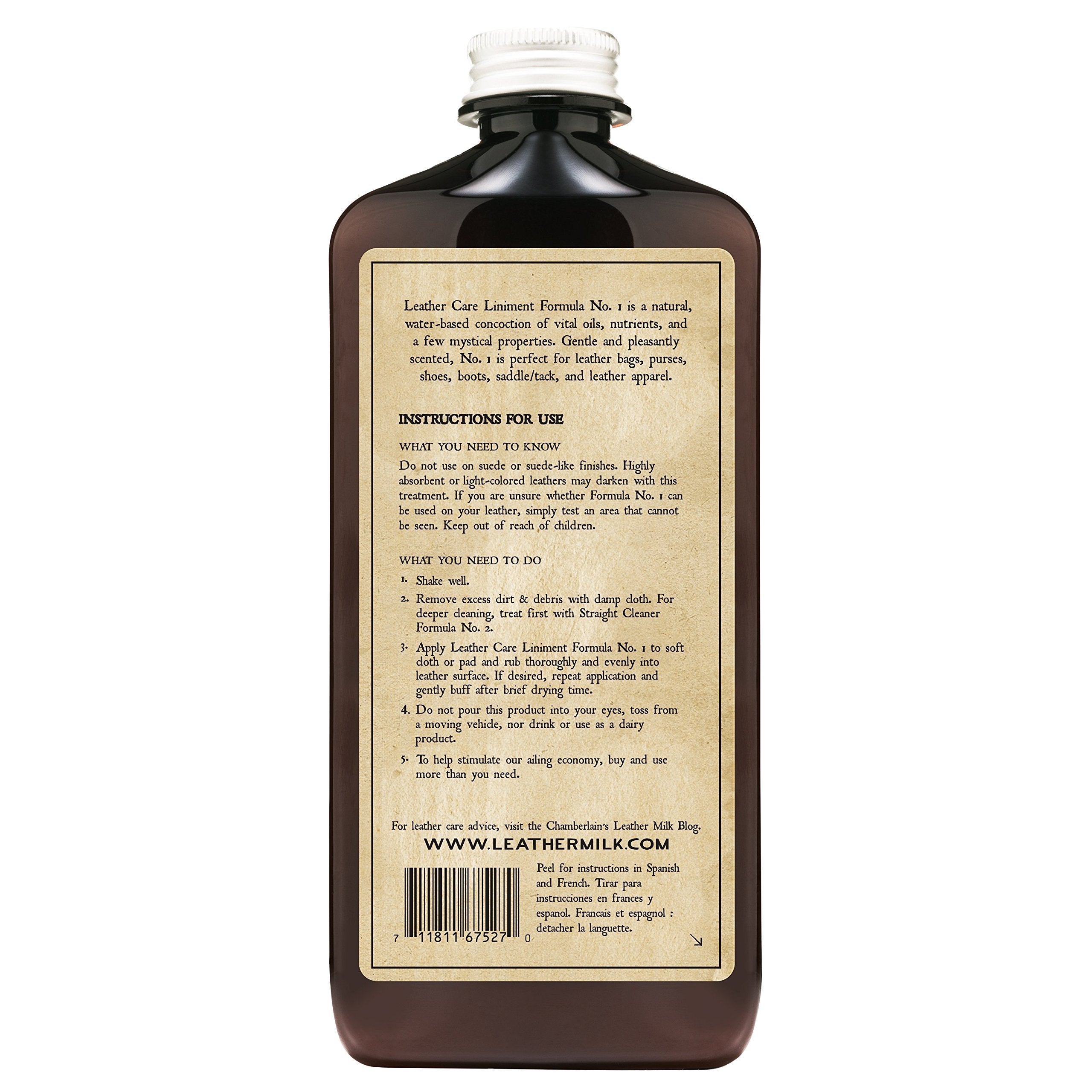 Leather Milk Conditioner And Cleaner For Furniture, Cars, Purses And Handbags. All-Natural, Non-Toxic Conditioner Made In The Us
