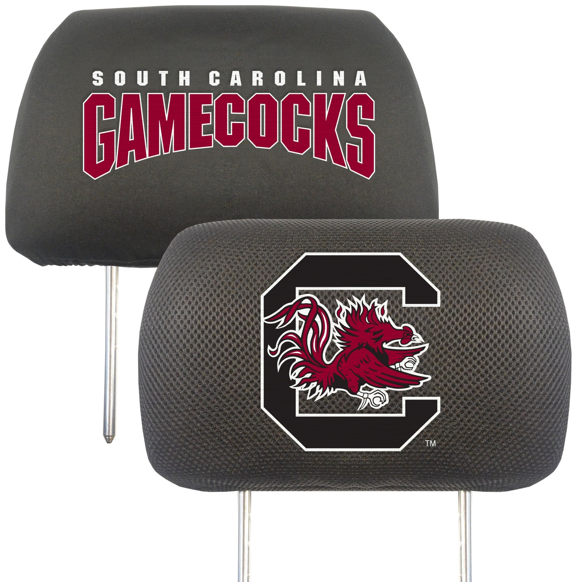 FANMATS NCAA University of South Carolina Gamecocks Polyester Head Rest Cover , 10x13