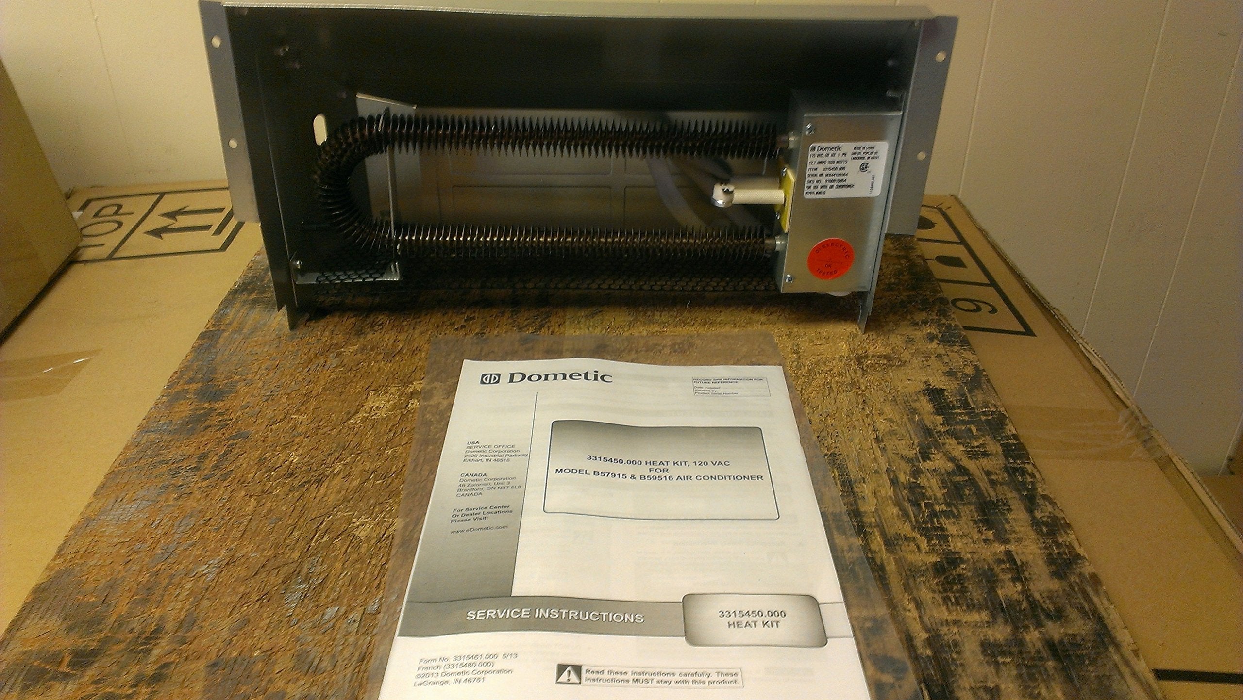 Dometic 3315450.000 RV Air Conditioner Replacement Part (Ducted Heat Strip)