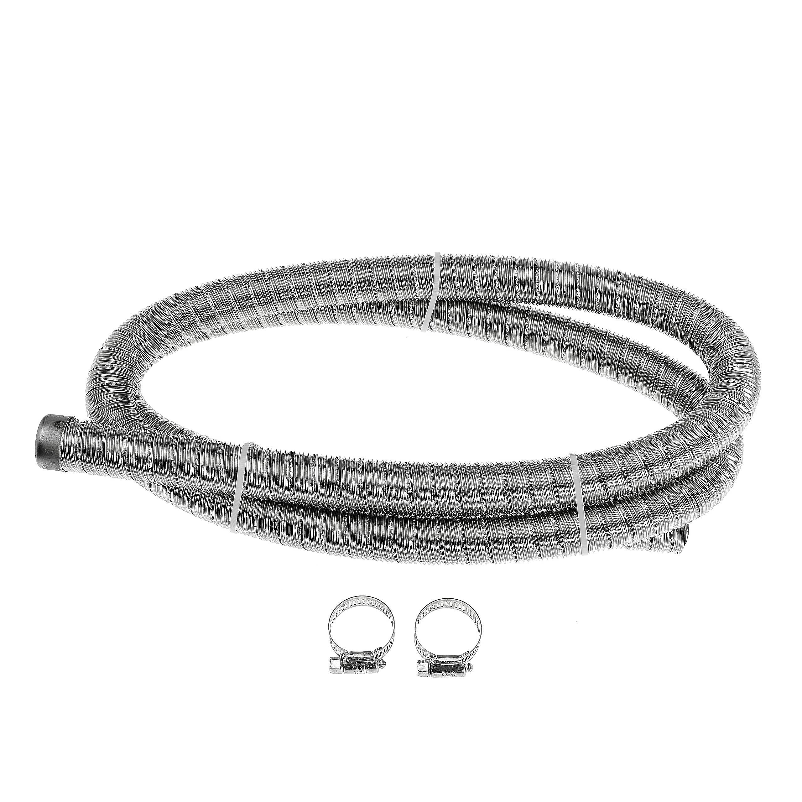 200cm 24mm Exhaust Pipe Parking Air Heaters with Clamps Double Stainless Steel