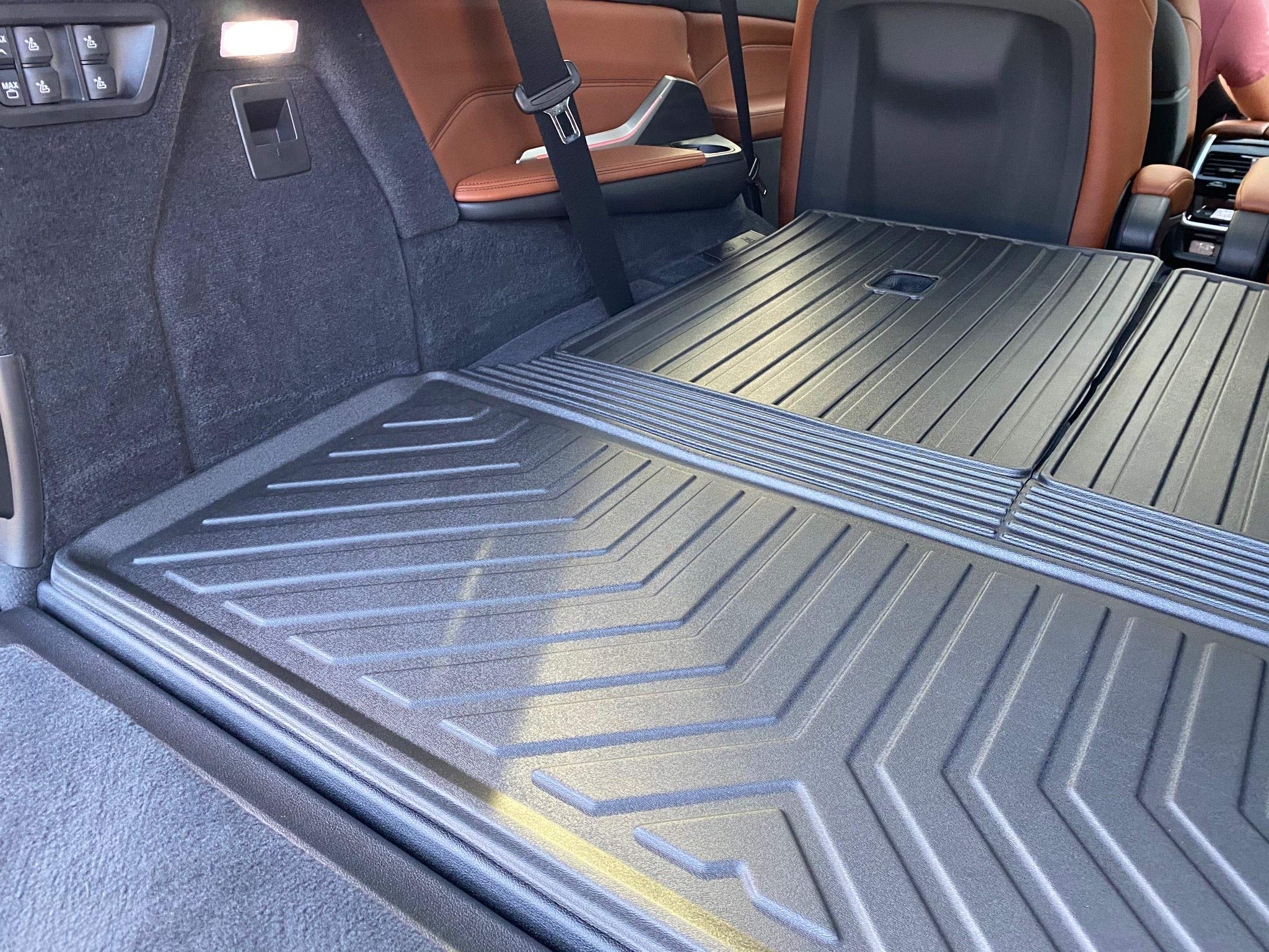 Premium Cargo Liner for BMW X7 2019-2025 - 100% Protection - Custom Fit Car Trunk Mat - Easy-to-Wash & All-Season Black Cargo Ma