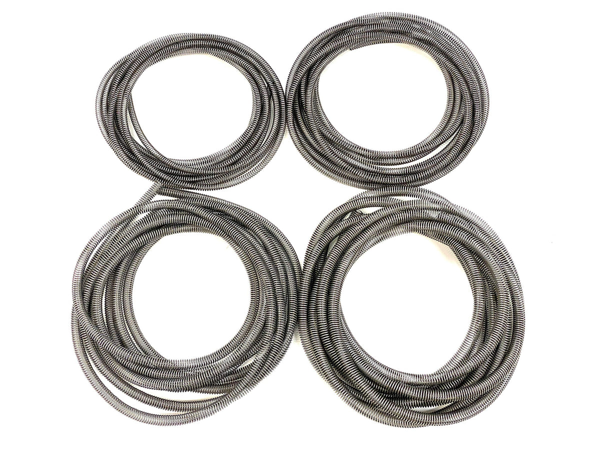 The Stop Shop Stainless Brake And Fuel Line Protector (Gravel Guard Spring) For 3/16 Inch, 1/4 Inch, 5/16 Inch And 3/8 Inch, All