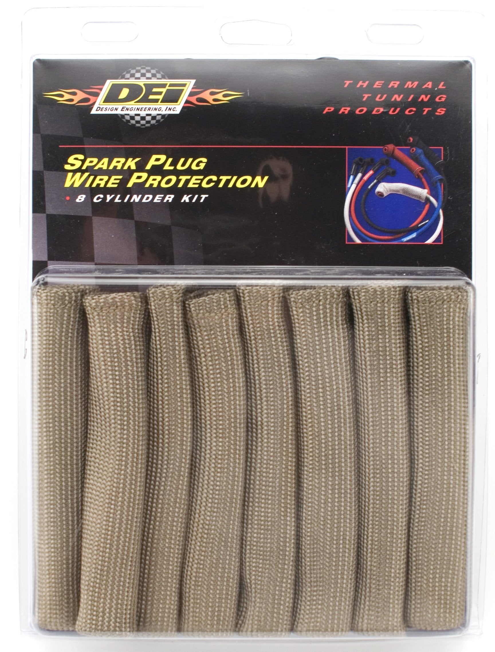 Design Engineering 010542 Titanium Protect-A-Boots 6 Spark Plug Boot Protector Sleeves (Pack Of 8)