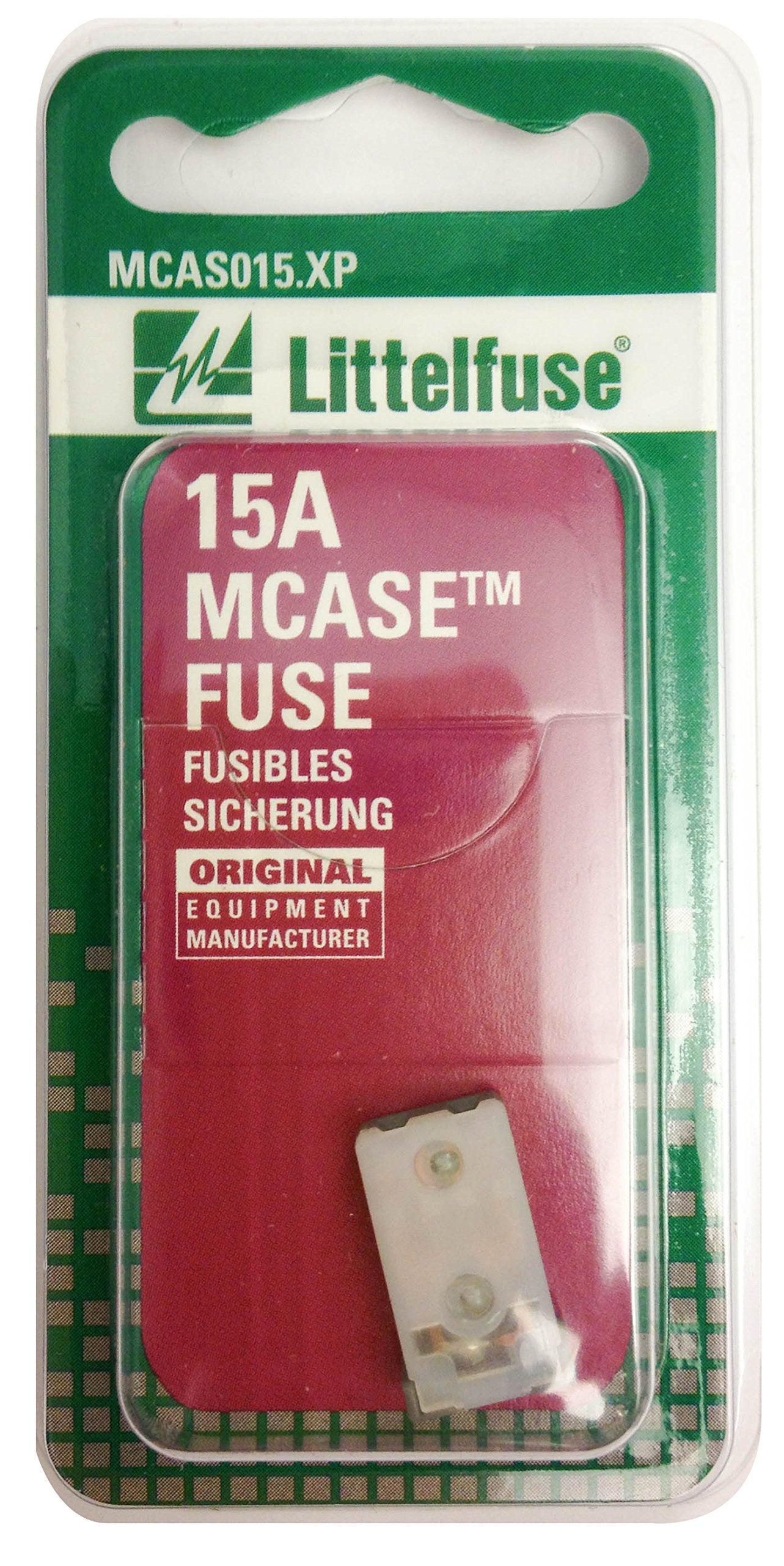 Littelfuse (Mcas015.Xp) Mcase Gray 32V 15 Amp Fuse