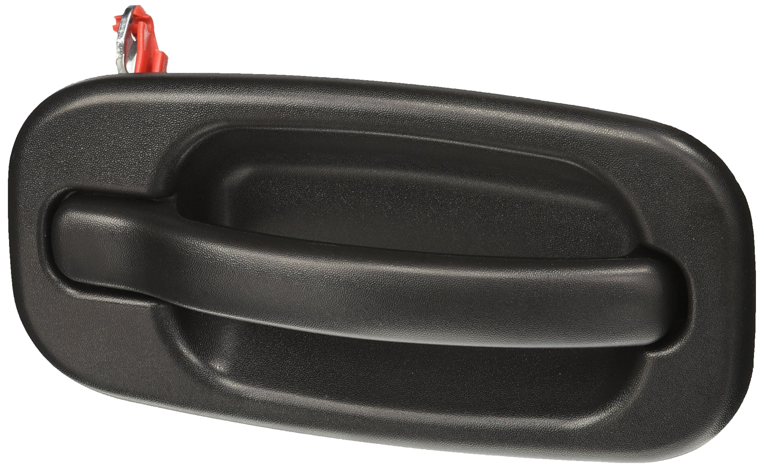 PT Auto Warehouse GM-3523A-FRK - Outside Exterior Outer Door Handle, Textured Black - Without Keyhole, Passenger Side Front