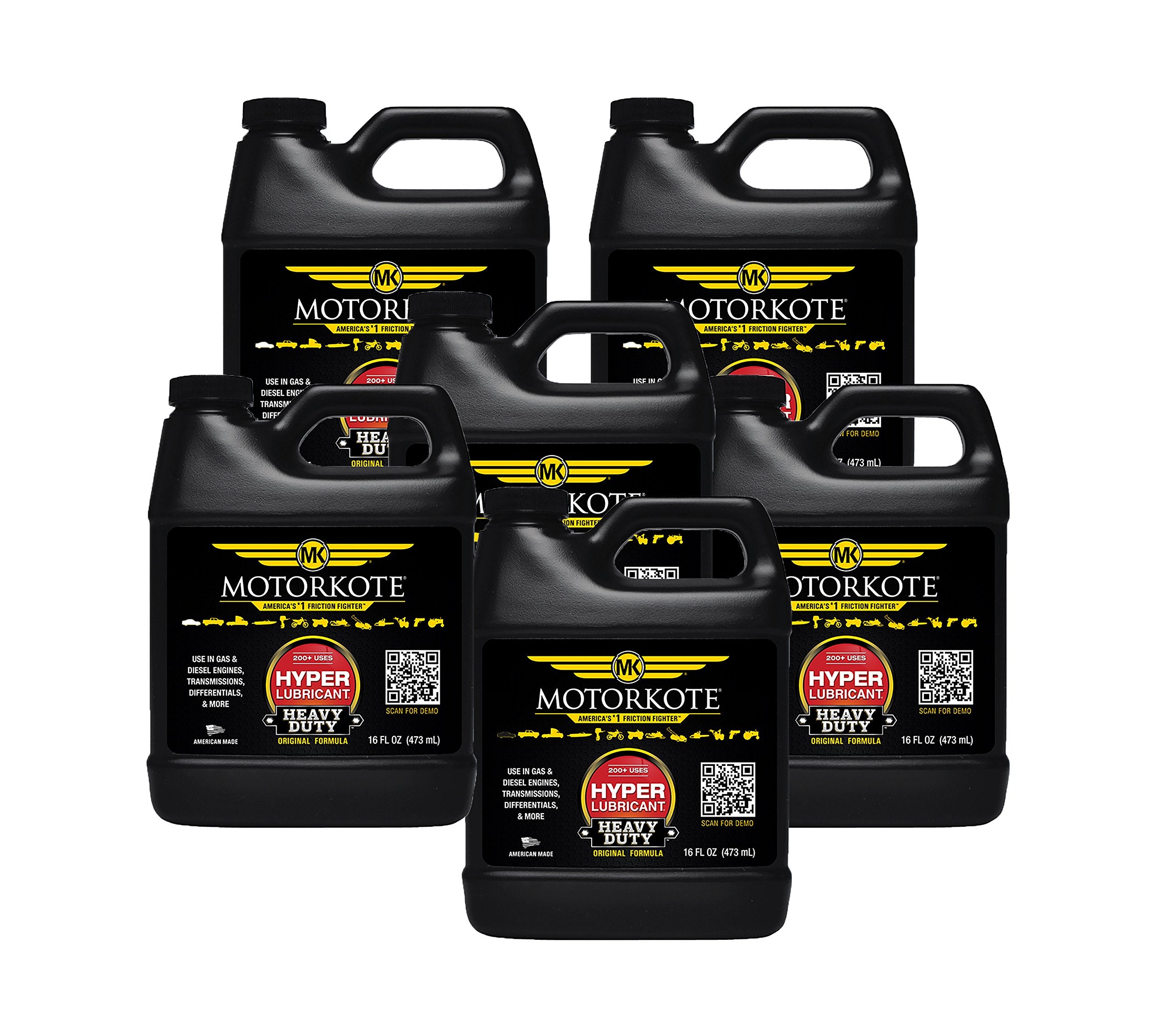 Motorkote Mk-Hl16-06-6Pk Heavy Duty Hyper Lubricant, 16-Ounce, 6-Pack